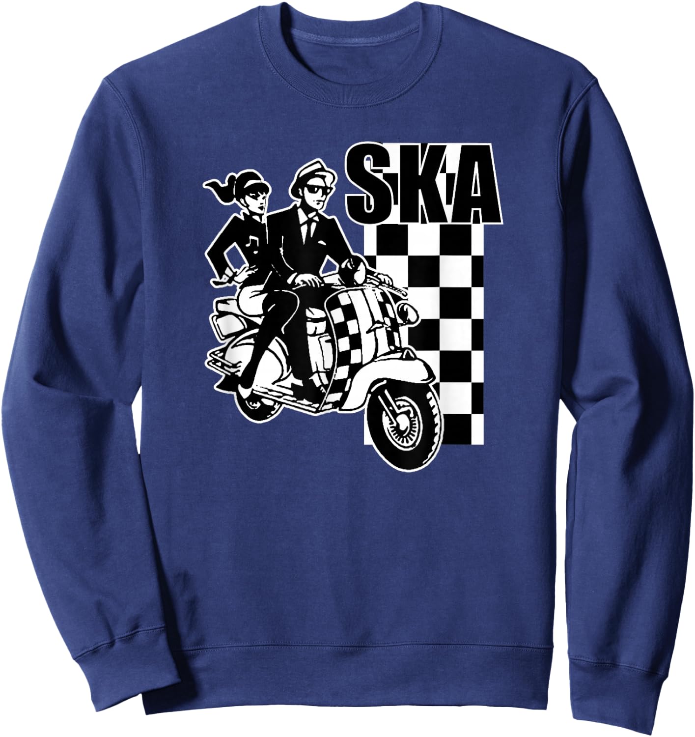 Ska Music is life Ska Reggae Punk Sweatshirt - Sweatshirt | Navy