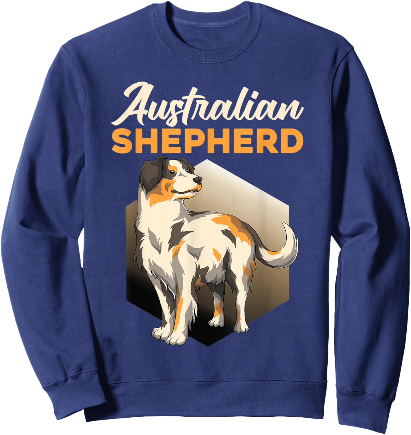 Australia Shepard Sheep Dog Aussie Shepard Dog Men Women Sweatshirt - Sweatshirt | Navy