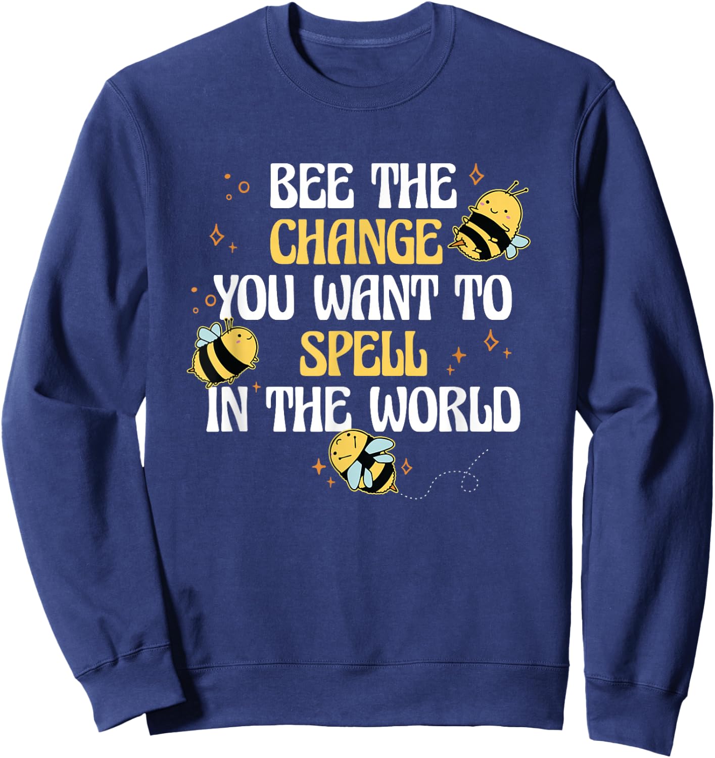 Spelling Bee Champion Competition Word Speller Spelling Bee Sweatshirt - Sweatshirt | Navy