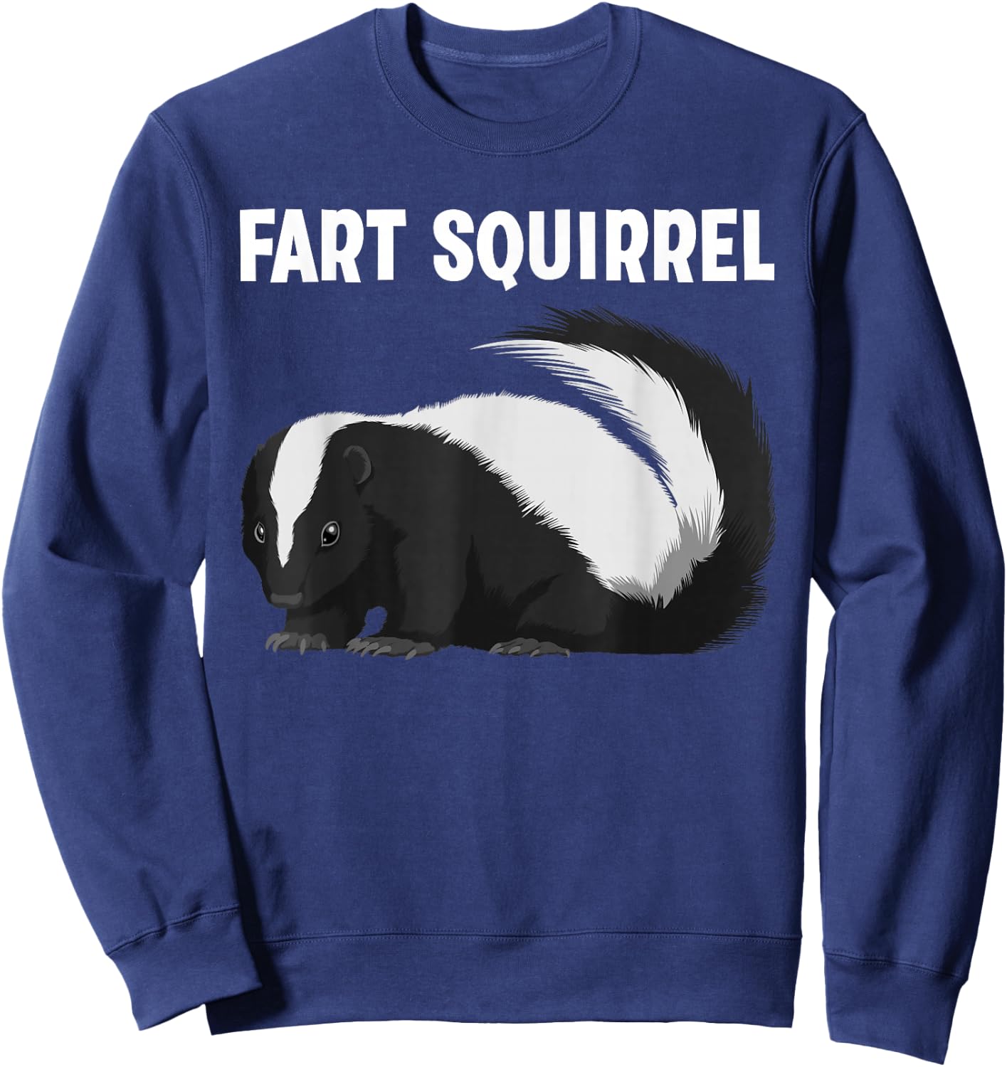 Cute Skunk Design Women Kids Animal Skunk Lovers Sweatshirt - Sweatshirt | Navy
