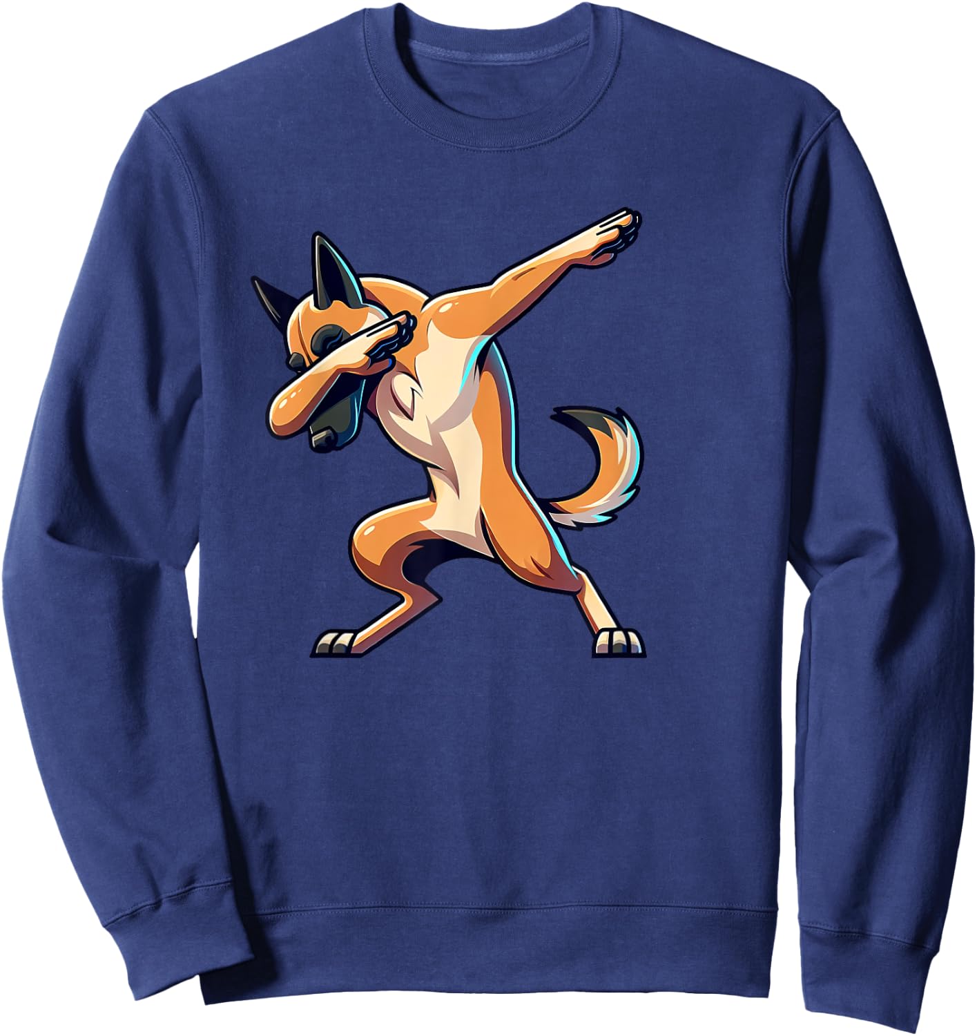 Malinois Belgian Funny Dog , Women, Kids Sweatshirt - Sweatshirt | Navy