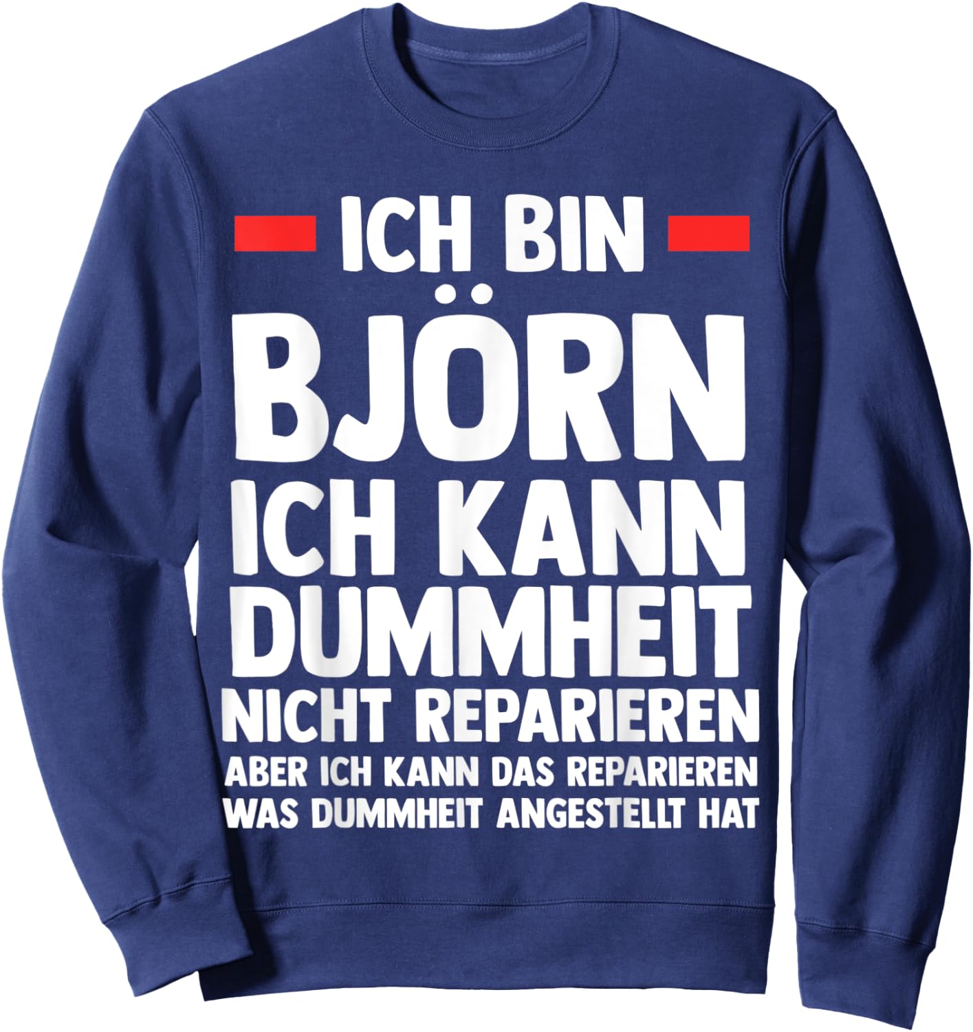 Men's Björn , black Sweatshirt - Sweatshirt | Navy