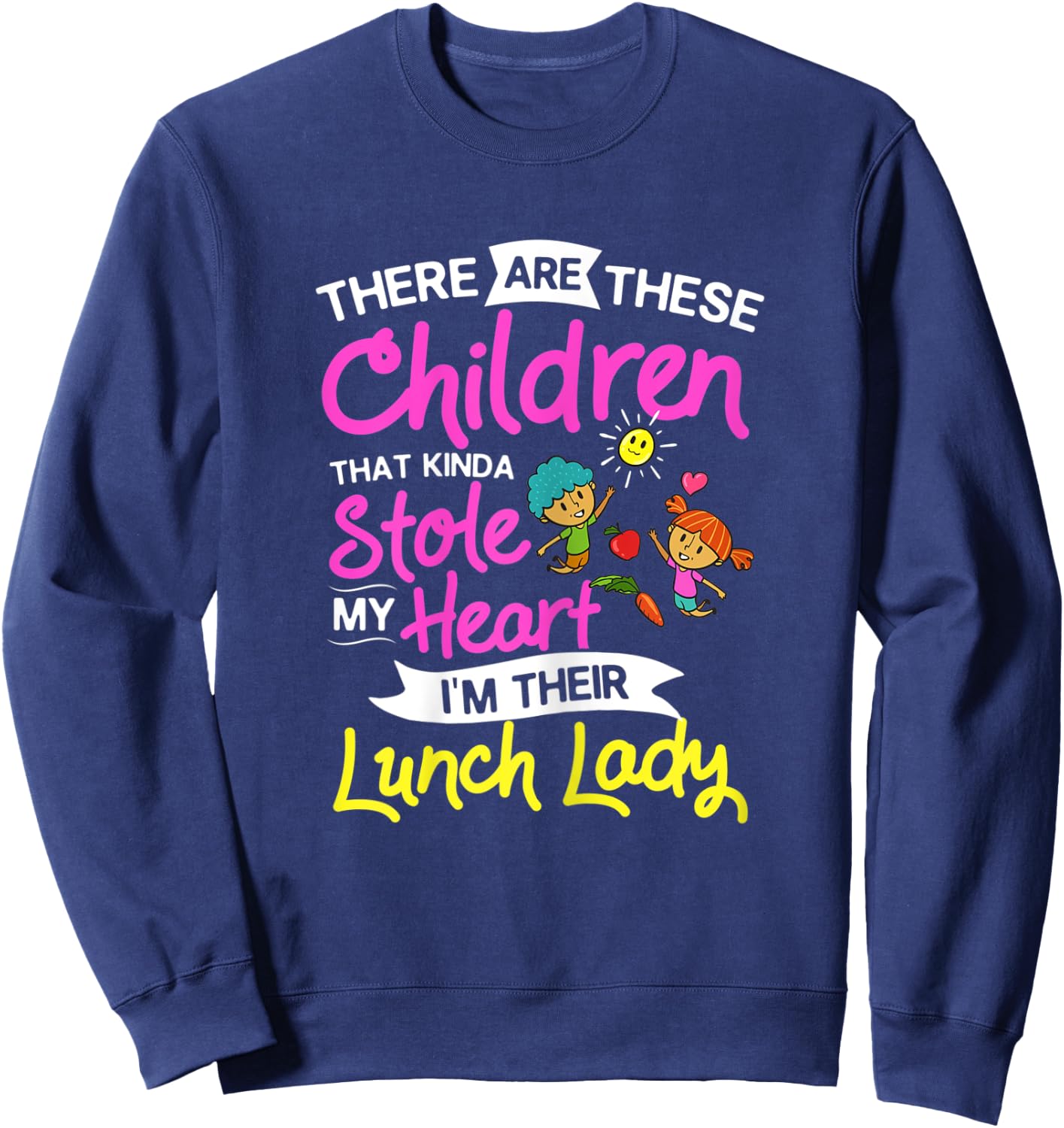 Lunch Lady School Cafeteria Worker Sweatshirt - Sweatshirt | Navy