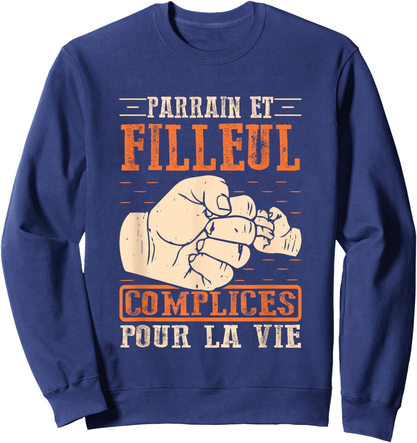 Family Uncle Godfather Filleul Humor , Black, S Sweatshirt - Sweatshirt | Navy
