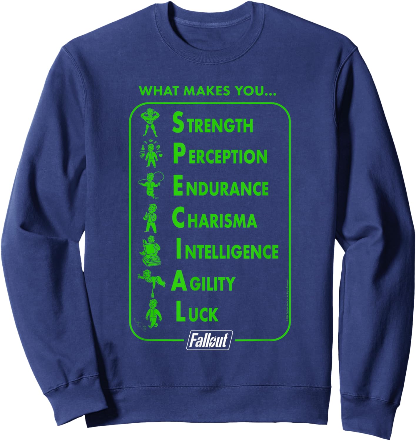 Ripple Junction x Fallout What Makes You SPECIAL Gaming , Black Sweatshirt - Sweatshirt | Navy