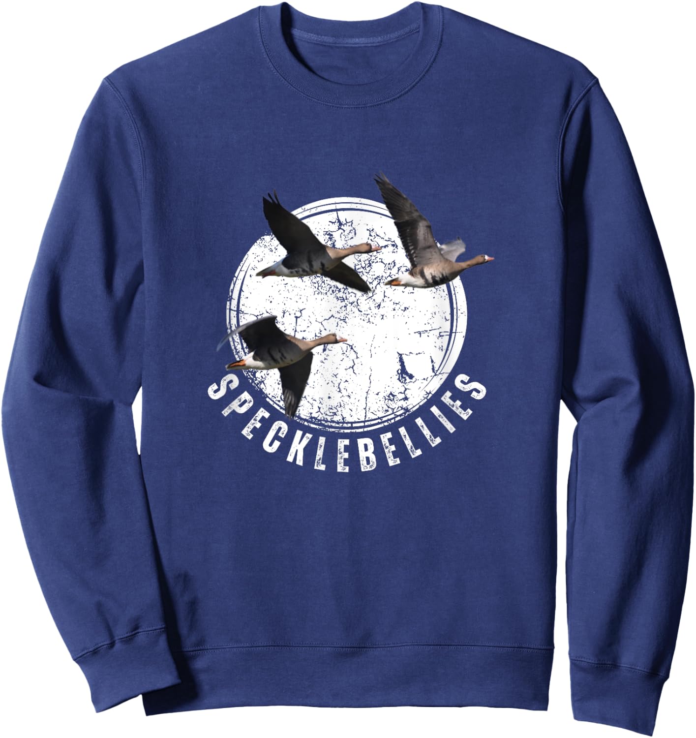 Goose Hunting Specklebellies Bar Belly Goose Sweatshirt - Sweatshirt | Navy