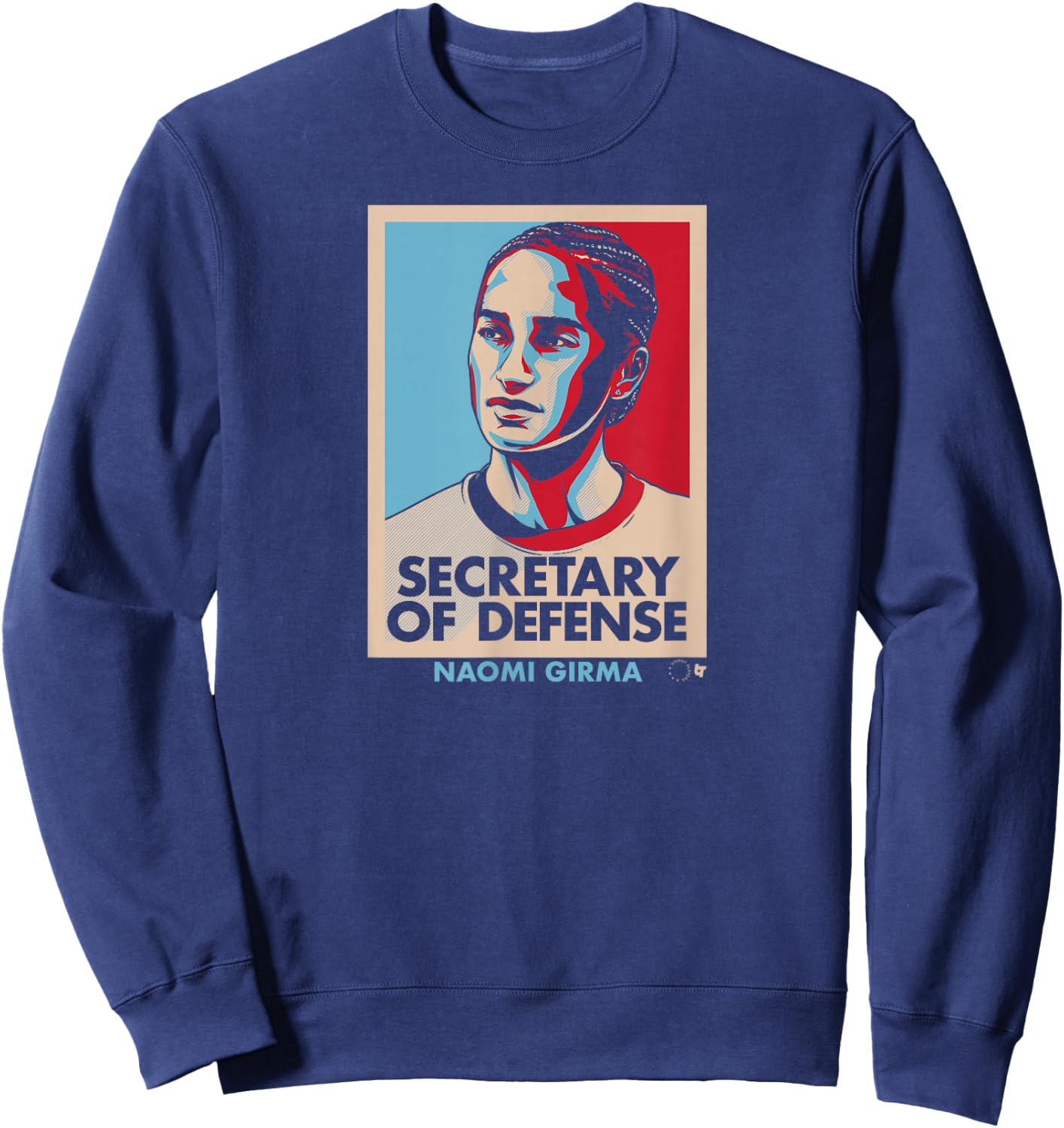 Naomi Girma - Secretary of Defense - USA Women's Soccer Sweatshirt - Sweatshirt | Navy