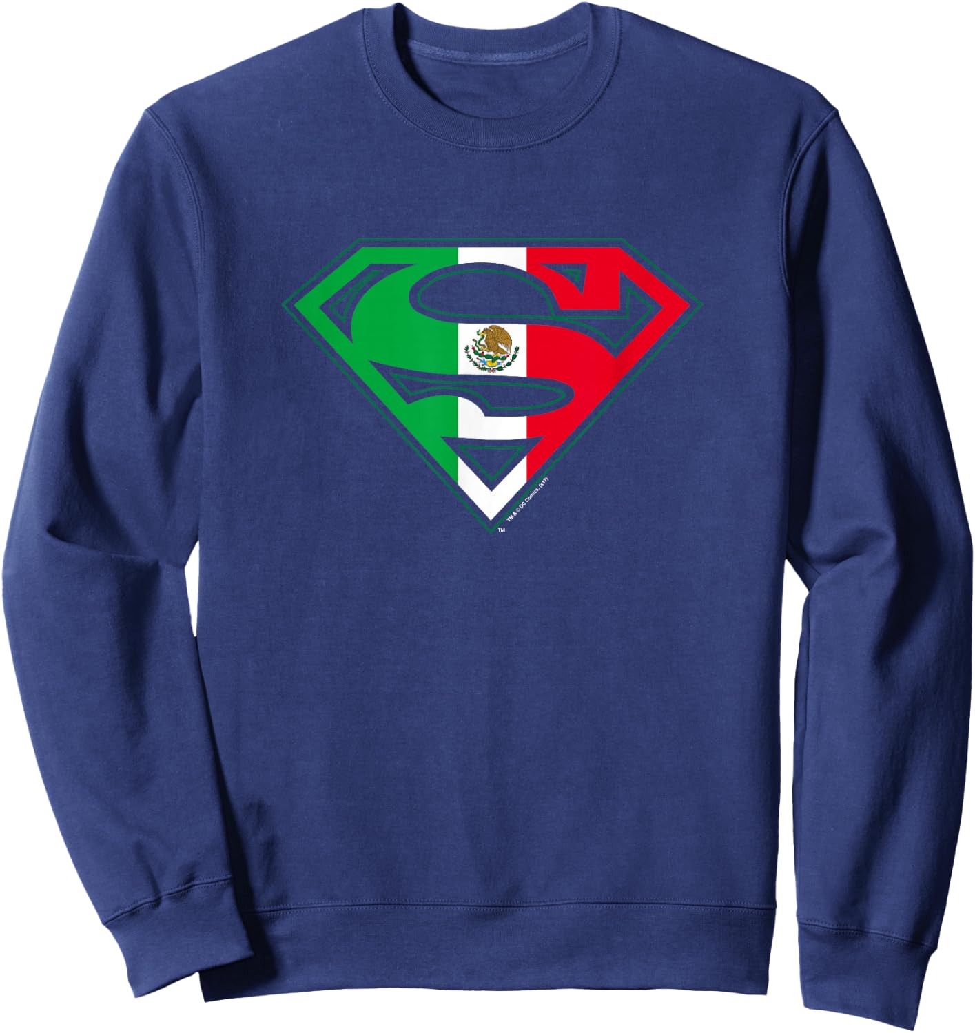 Superman Mexican Shield Sweatshirt - Sweatshirt | Navy