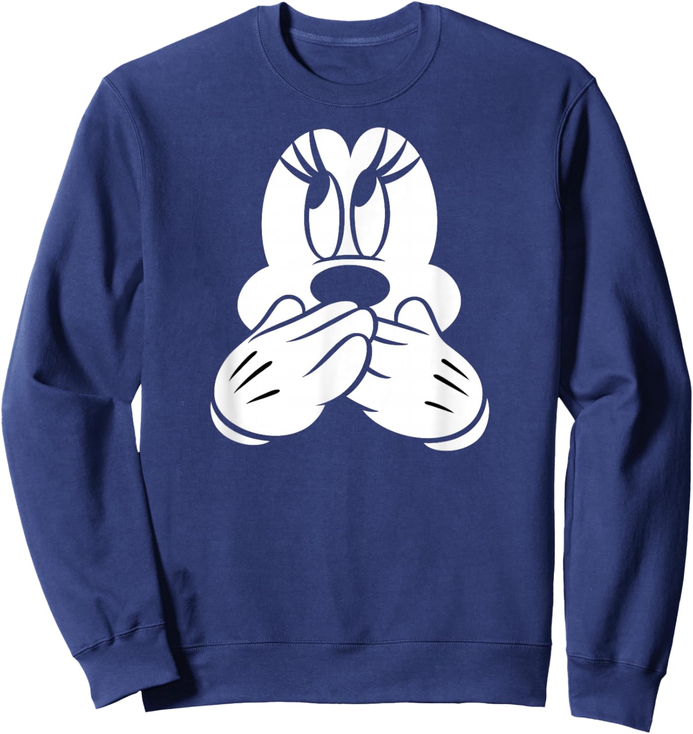 Minnie Mouse - Shy Character Pose Sweatshirt - Sweatshirt | Navy