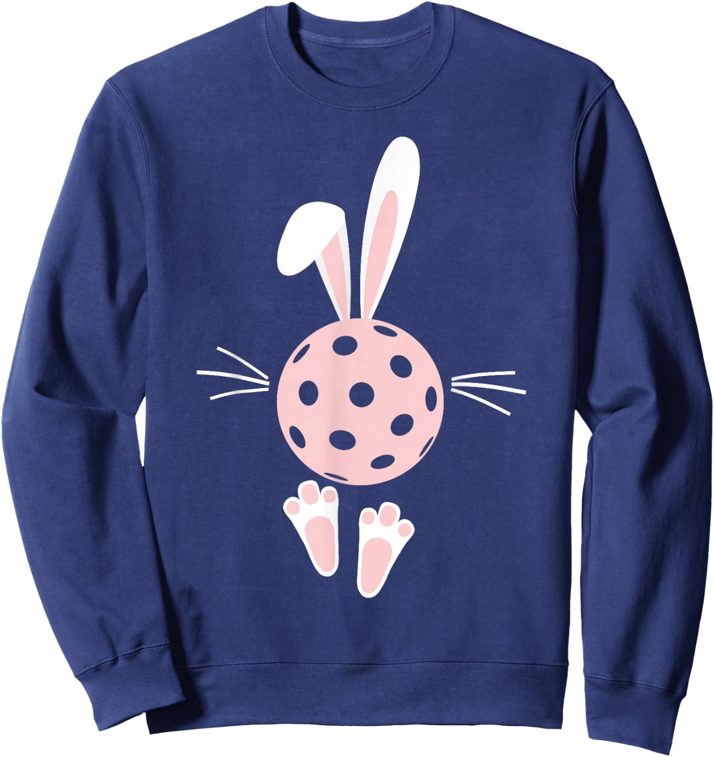 Pickleball Lover Easter Bunny Ears Feet Kids Toddler Adult Sweatshirt - Sweatshirt | Navy
