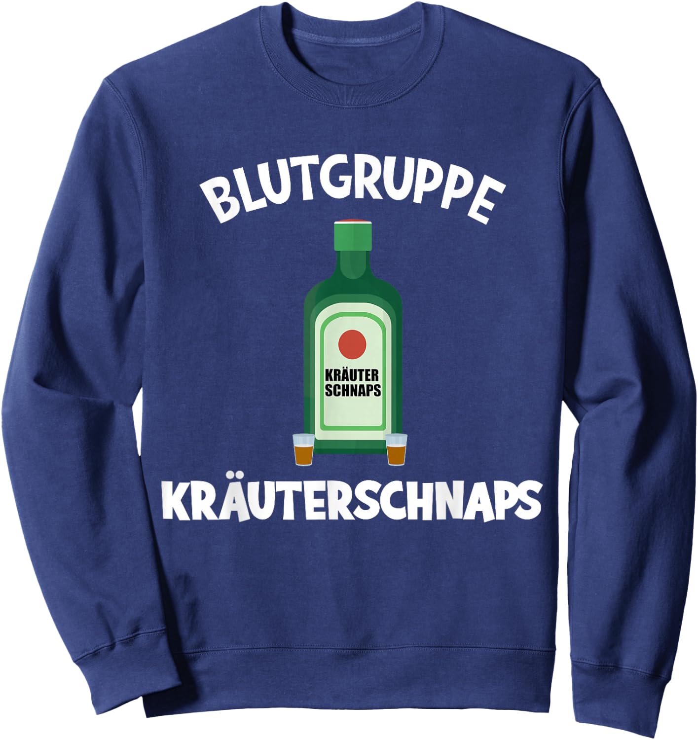 Blutrupp Herbal Schnapps , black Sweatshirt - Sweatshirt | Navy