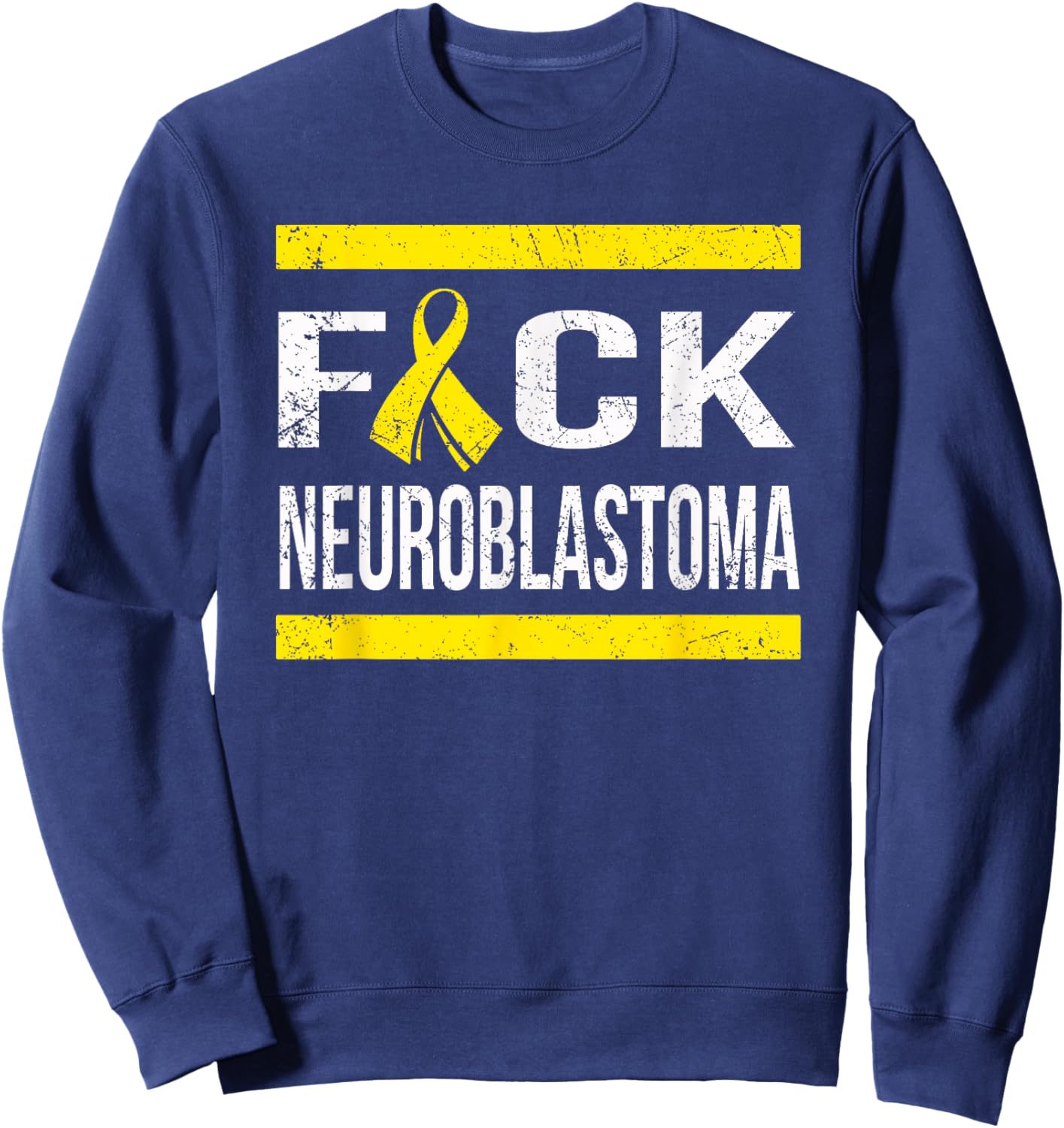 Support Neuroblastoma Awareness T Shirt Sweatshirt - Sweatshirt | Navy