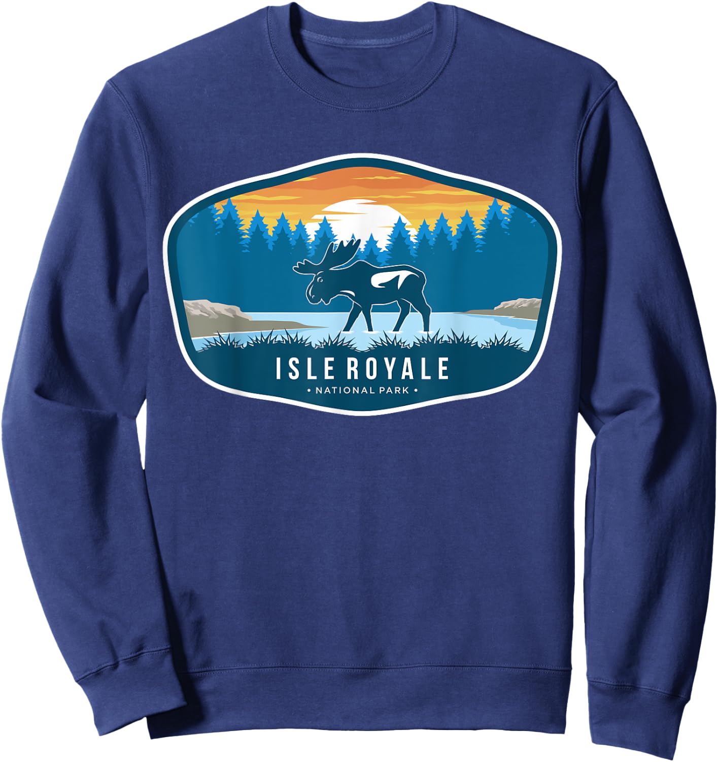 Isle Royale National Park Sweatshirt - Sweatshirt | Navy