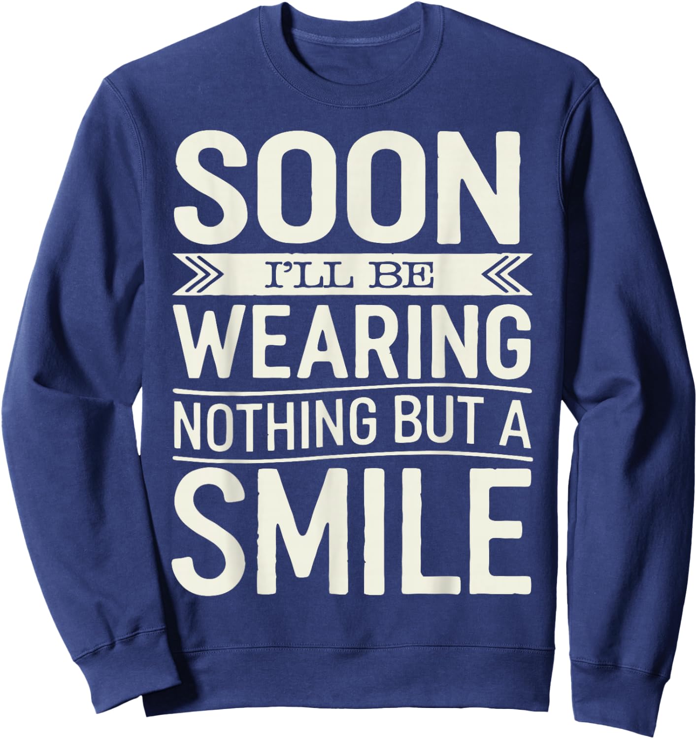 Nudist Camp Funny Naturist Sweatshirt - Sweatshirt | Navy