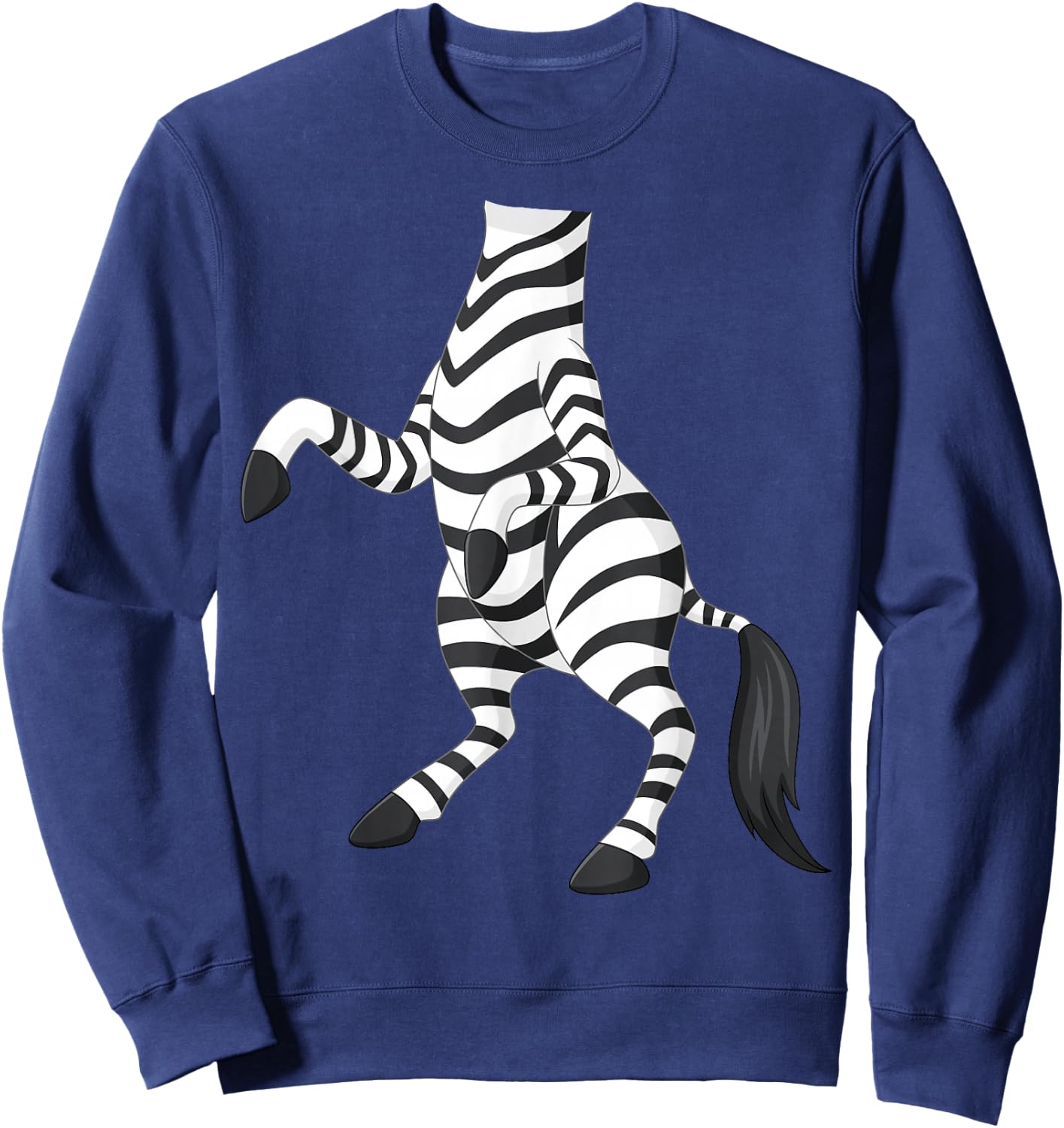 Zebra Zebra Costume Shirt , black Sweatshirt - Sweatshirt | Navy