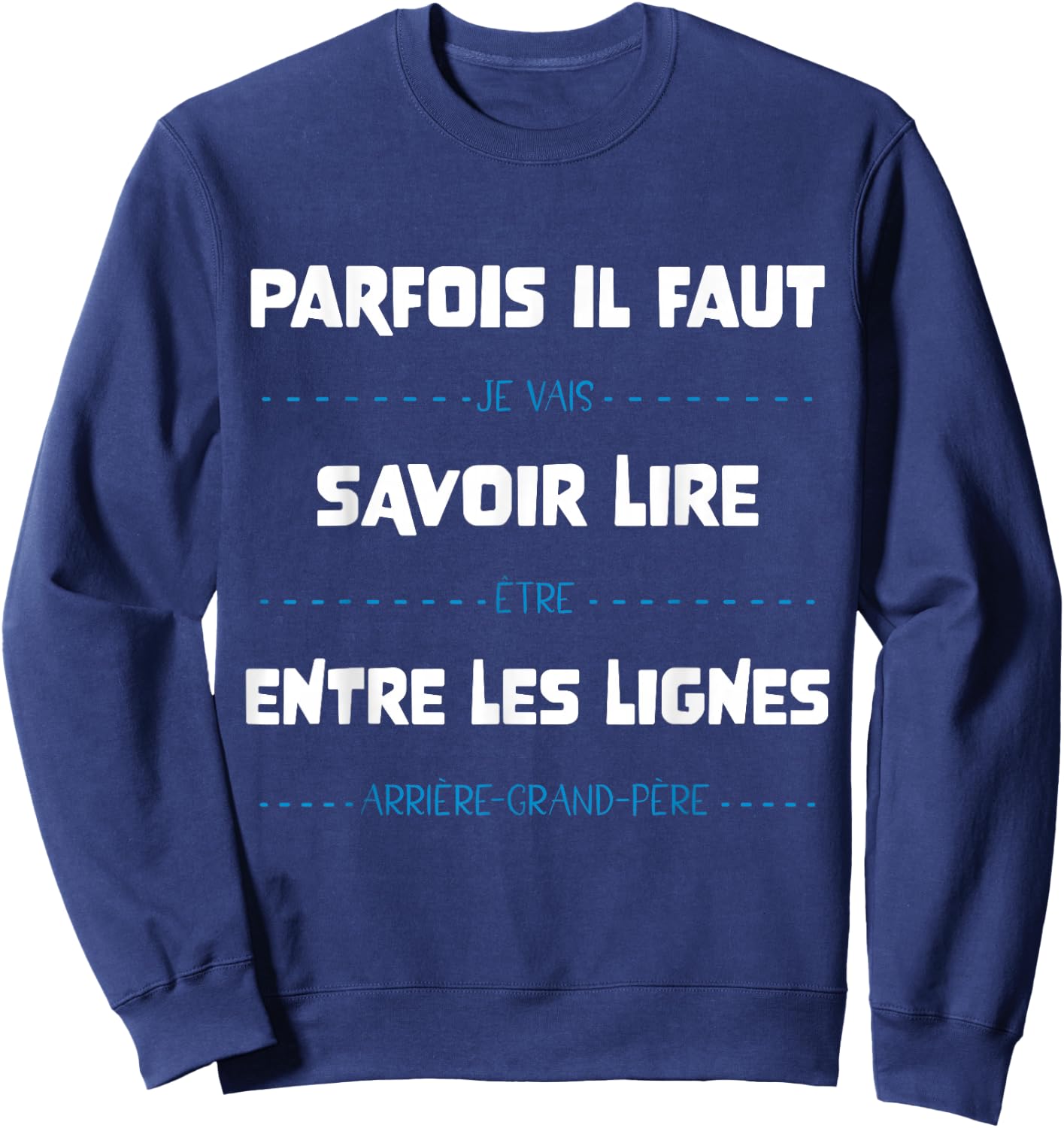 Future Great-Grandfather Announcement Pregnancy Baby Humor , Blue, S Sweatshirt - Sweatshirt | Navy