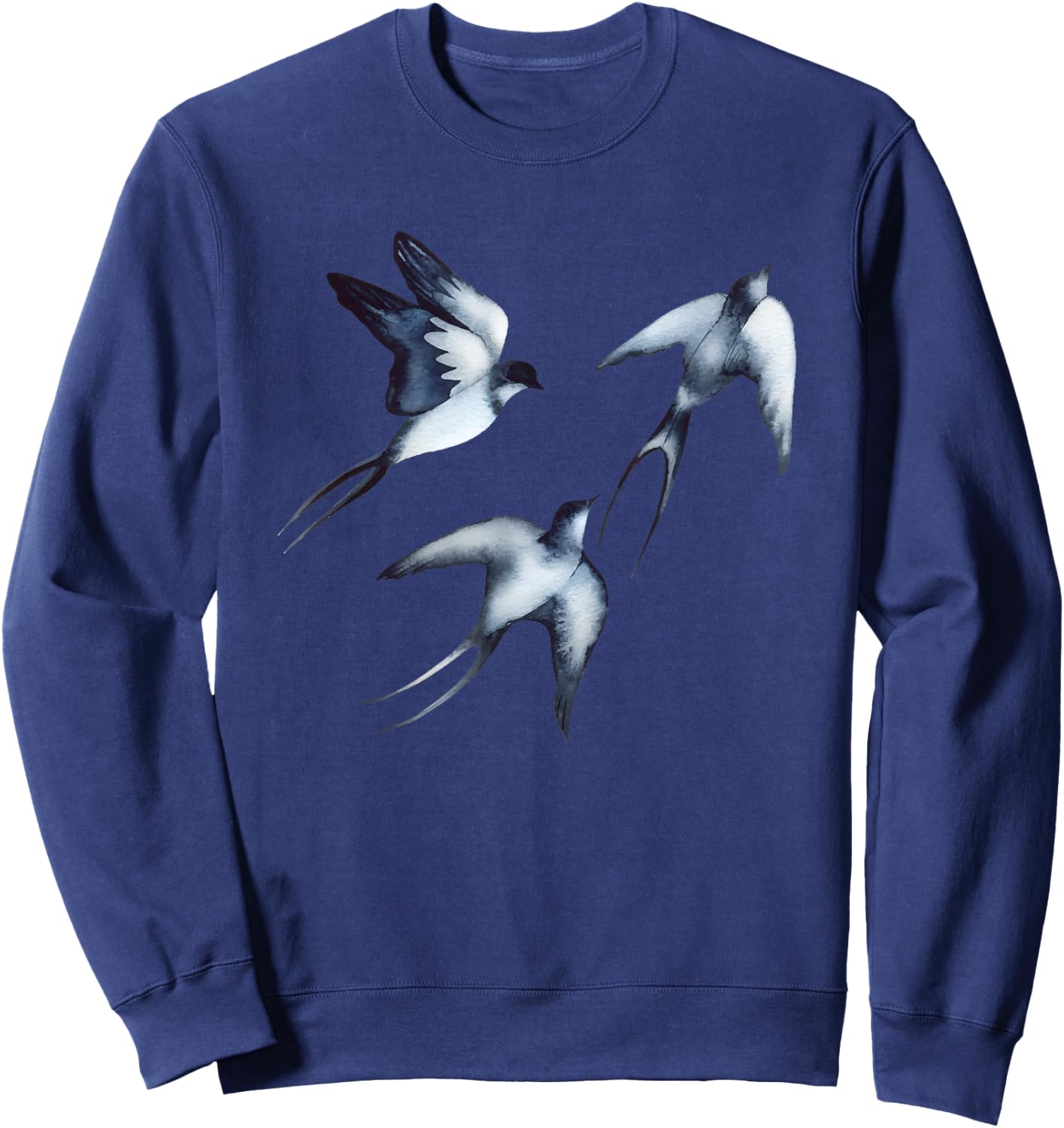 Swallows in Flight Sweatshirt - Sweatshirt | Navy