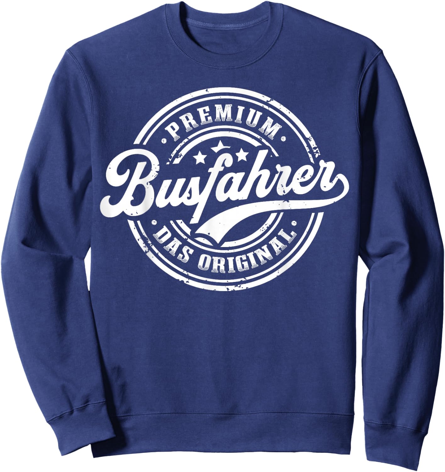 Bus Driver Original Line Bus Funny Bus Driver , black Sweatshirt - Sweatshirt | Navy