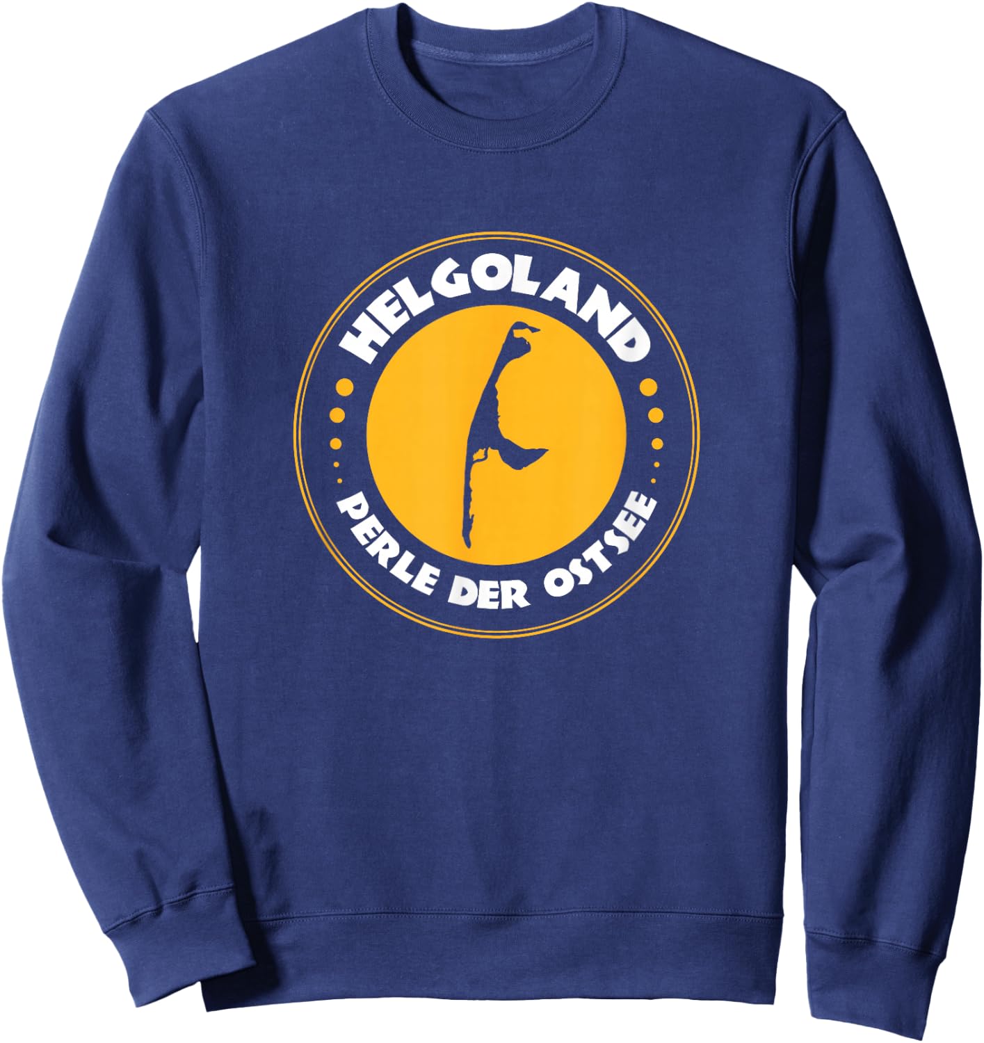 Lustiges Motiv Helgoland/Sylt Perle der Ostsee Sweatshirt - Sweatshirt | Navy