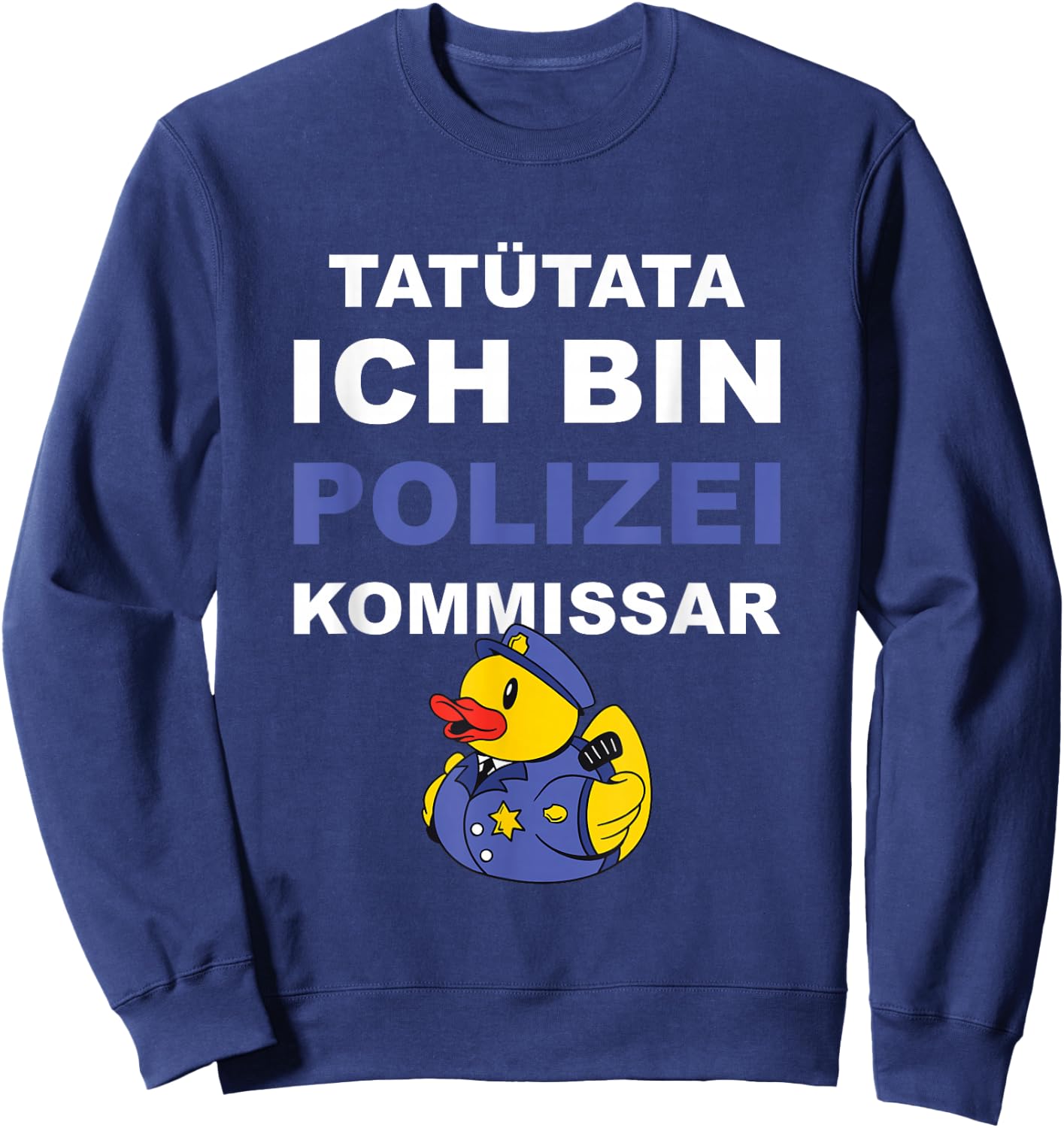 Police Commissioner Promotion , black, s Sweatshirt - Sweatshirt | Navy