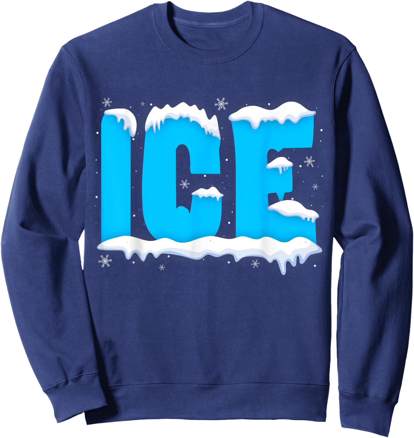 Ice and Fire Halloween Party Costume Couples Family Matching Sweatshirt - Sweatshirt | Navy
