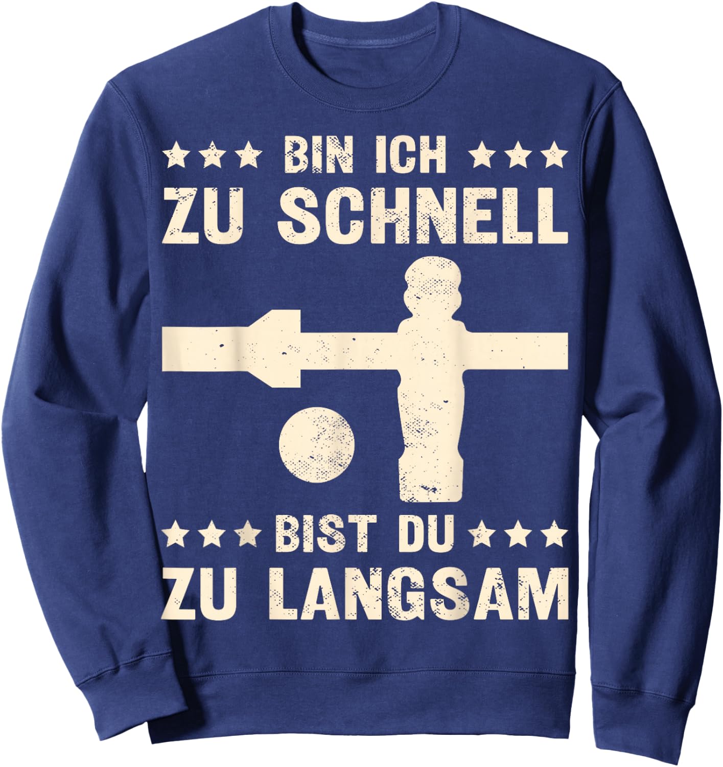 Kickern Table Football Table Football , black, s Sweatshirt - Sweatshirt | Navy