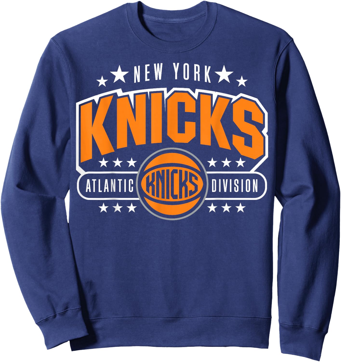 NBA - New York Knicks gewölbte Atlantic Division Sweatshirt - Sweatshirt | Navy