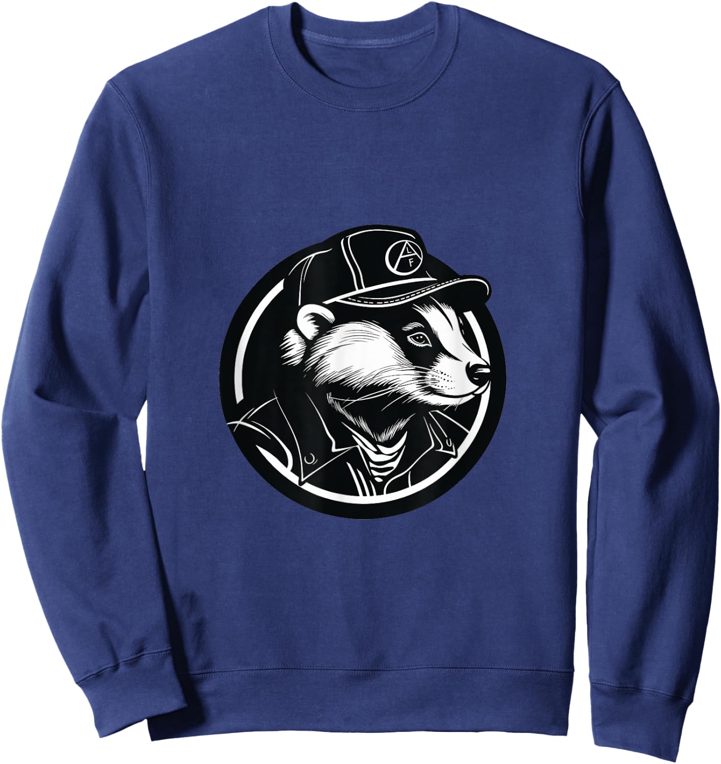 Animal Liberation Front Shaving Brush Vegan Sweatshirt - Sweatshirt | Navy