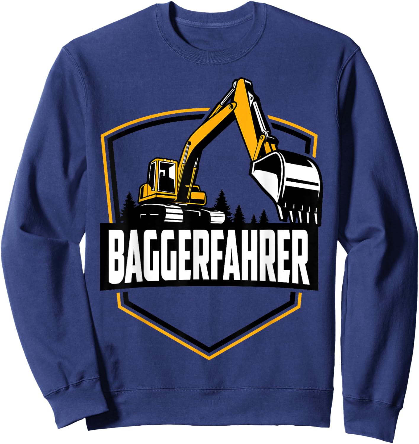 Baggerfahrer Kinder Männer Beruf Spielzeug Bauarbeiter Sweatshirt - Sweatshirt | Navy