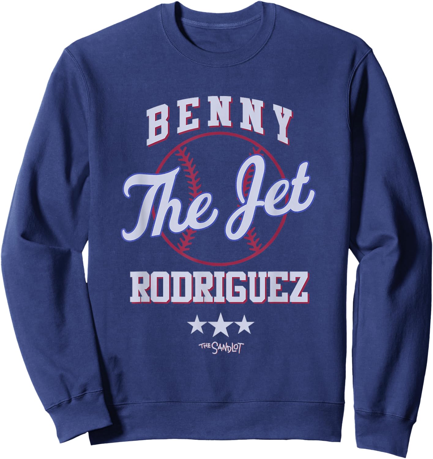 The Sandlot Benny Jet Rodriguez Baseball Sweatshirt - Sweatshirt | Navy