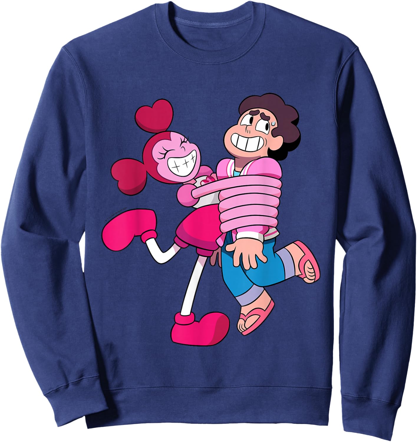 Steven Universe Spinel Loves Steven Sweatshirt - Sweatshirt | Navy