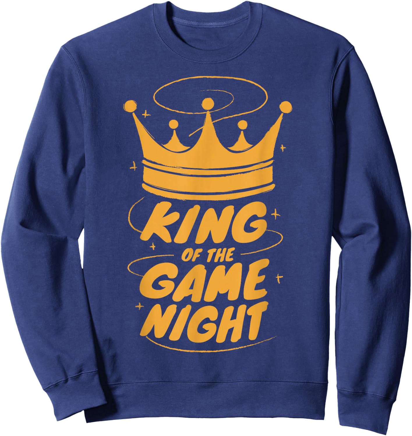 Game Night King I Winner Game Night Sweatshirt - Sweatshirt | Navy