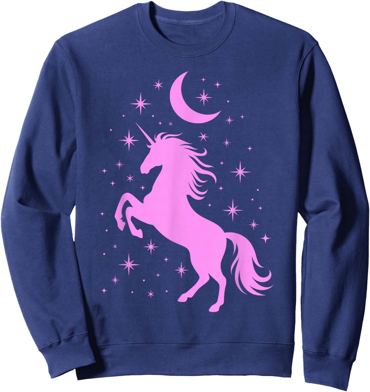 Pony and Heels Lover Pink Girls Clubs Disco Birthday Cowgirl Sweatshirt - Sweatshirt | Navy