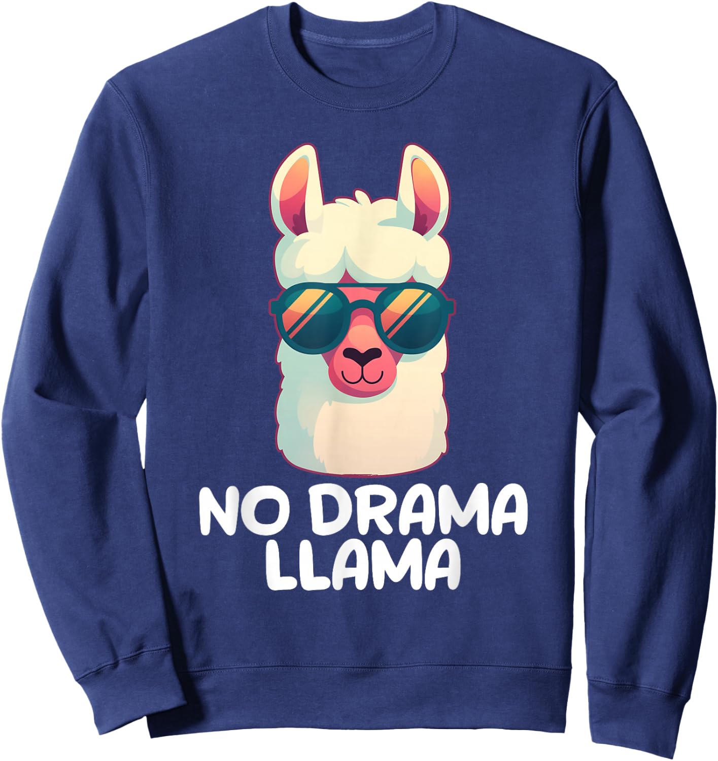 No Drama Llama Sweatshirt - Sweatshirt | Navy