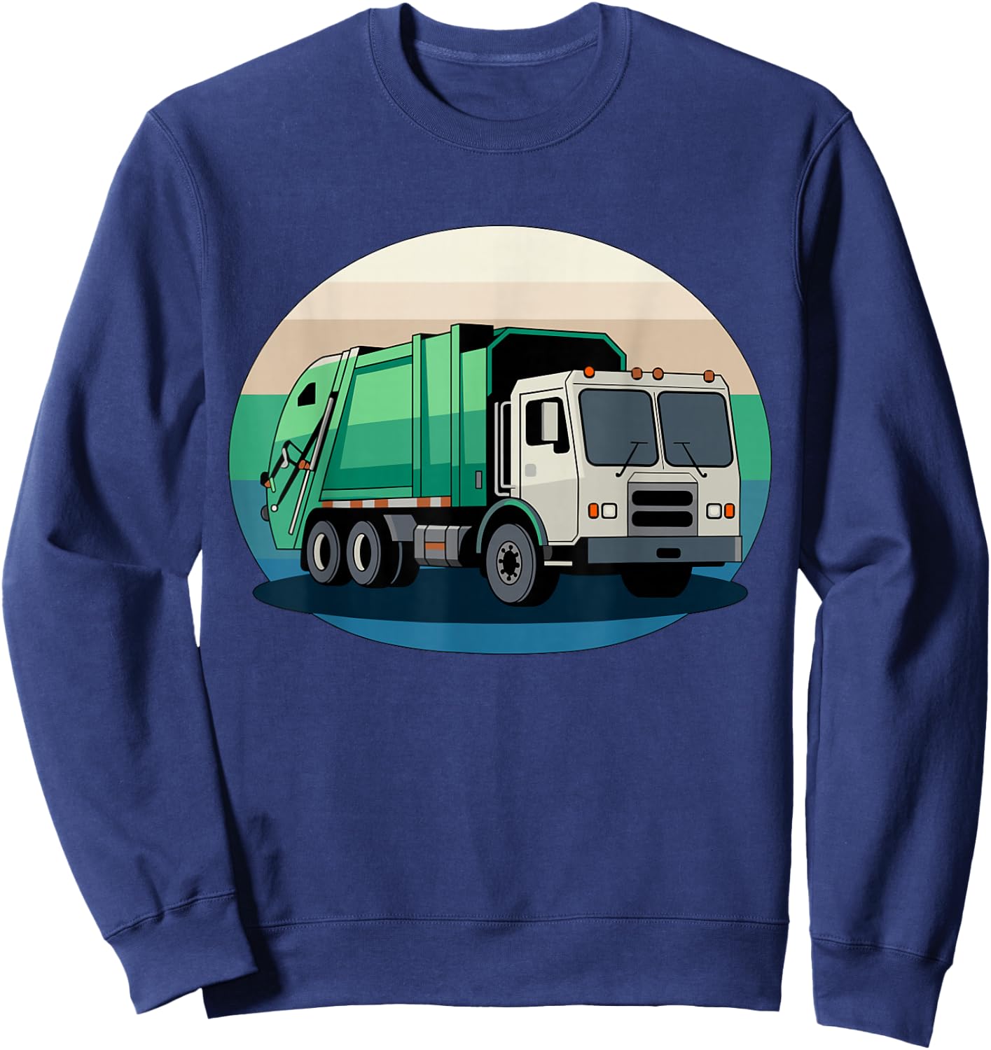 Garbage Truck Sweatshirt - Sweatshirt | Navy