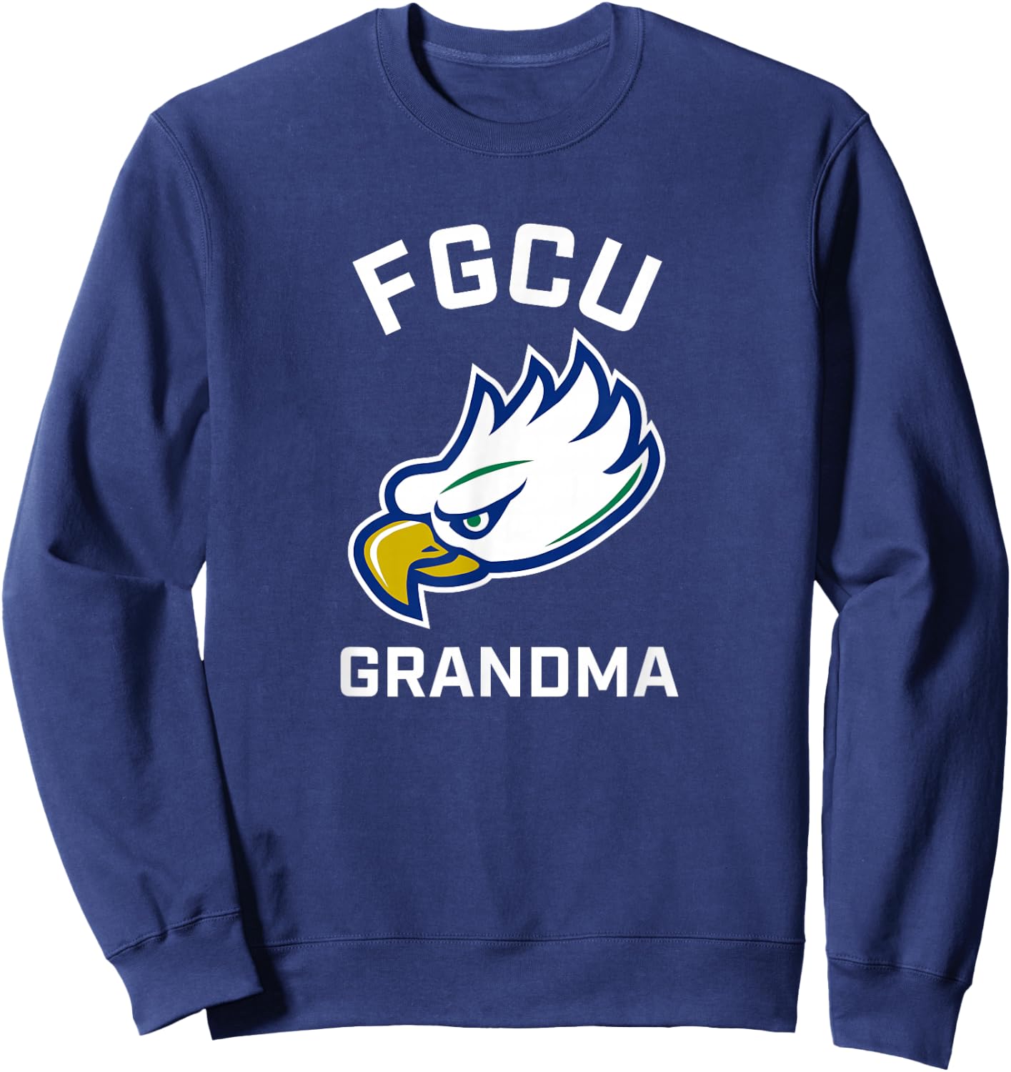 Florida Gulf Coast University FGCU Eagles Arched Grandma Sweatshirt - Sweatshirt | Navy