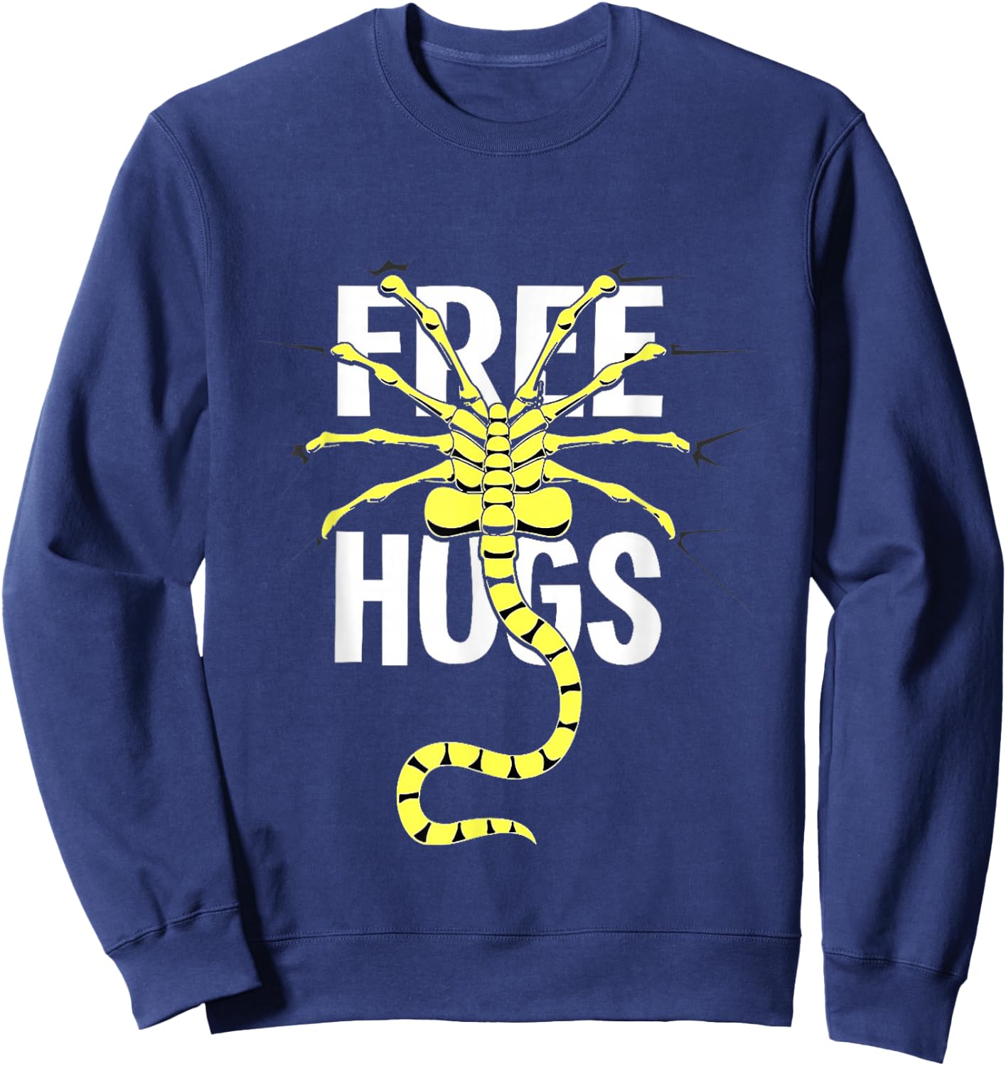 Free Hugs Alien Sweatshirt - Sweatshirt | Navy