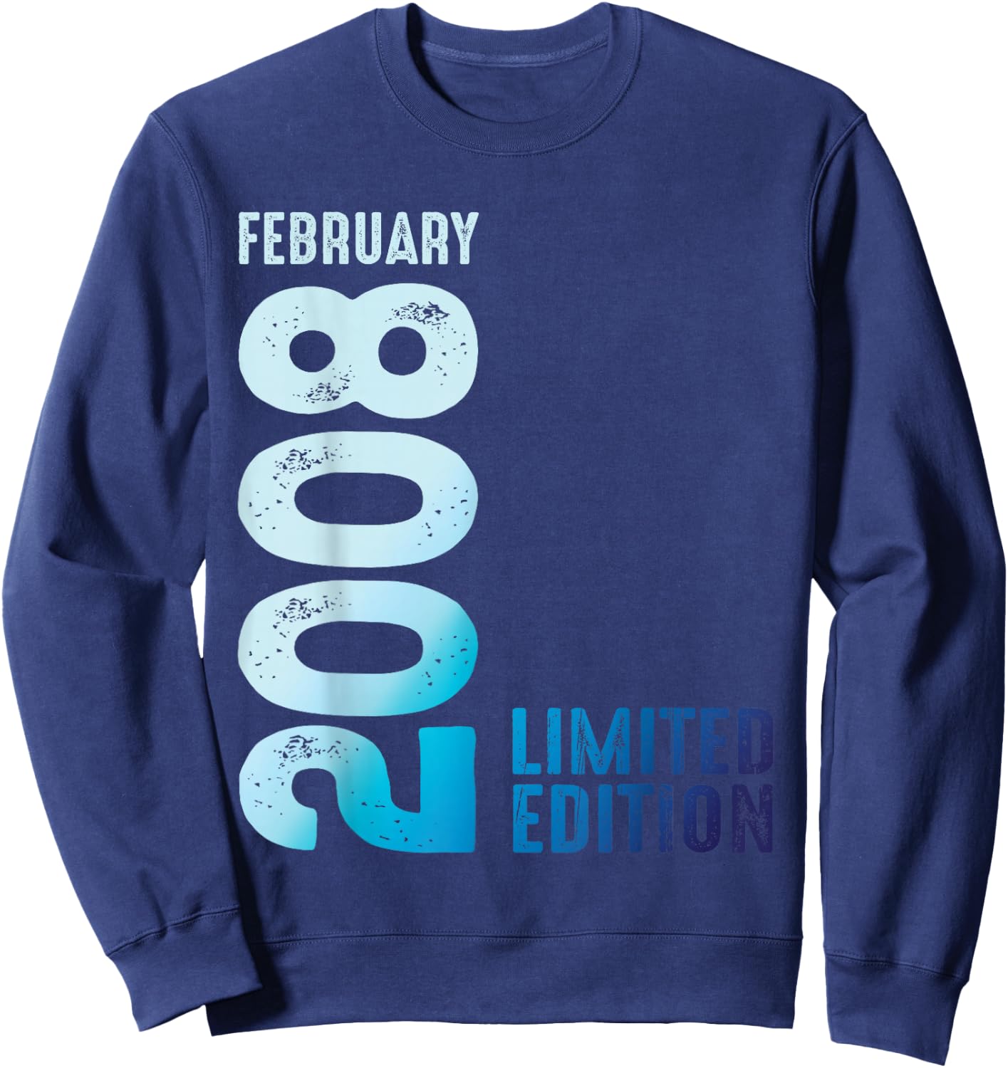 Limited Edition 2008 February 2008 Sweatshirt - Sweatshirt | Navy