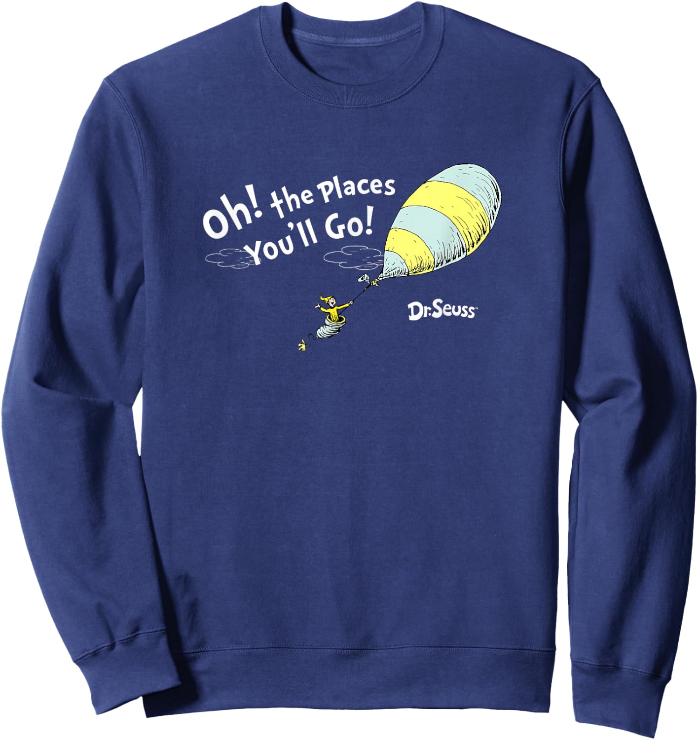 Dr. Seuss Oh The Places You'll Go! Sweatshirt - Sweatshirt | Navy