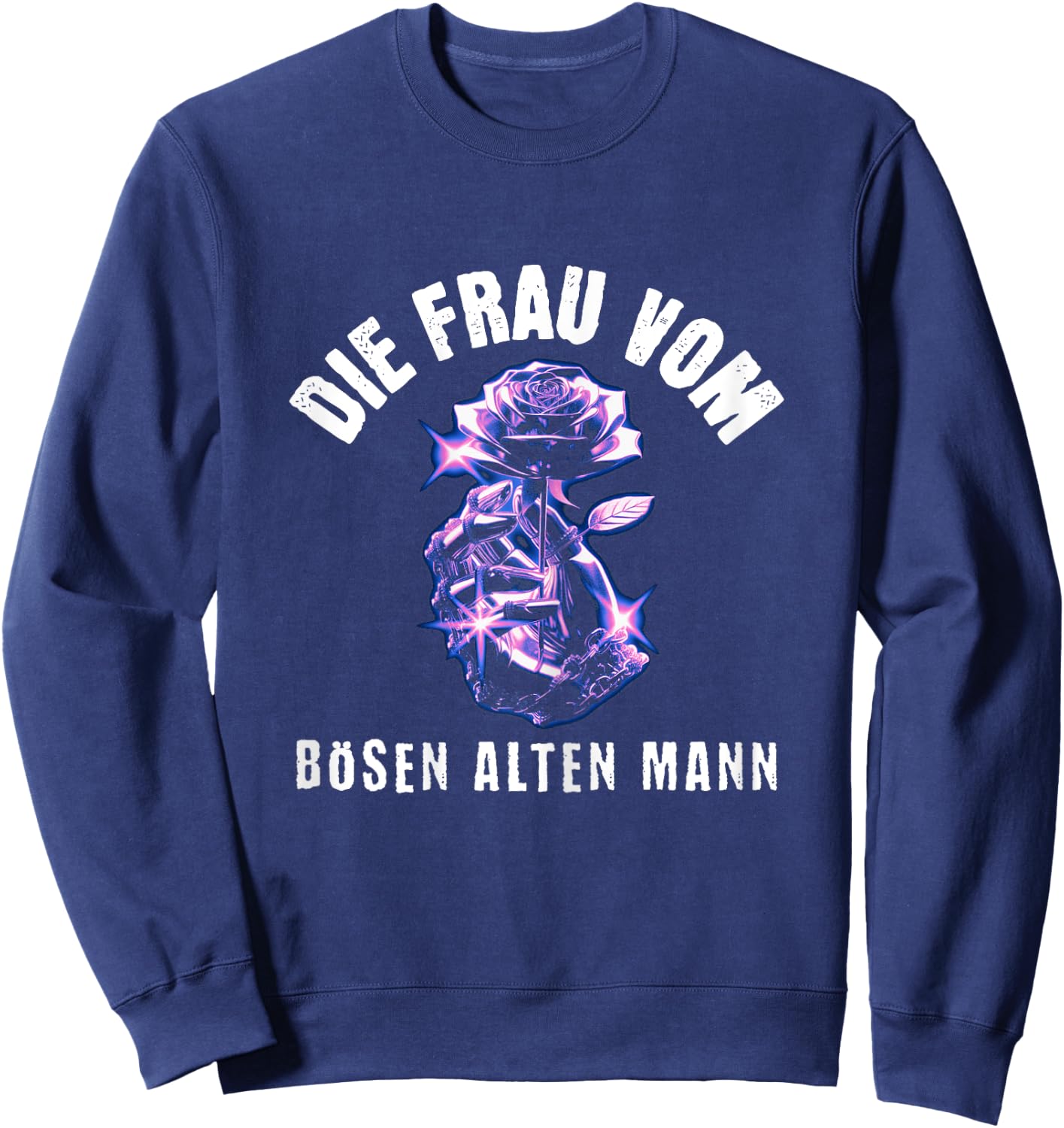 Die Frau Vom Bösen Alten Mann Sweatshirt - Sweatshirt | Navy