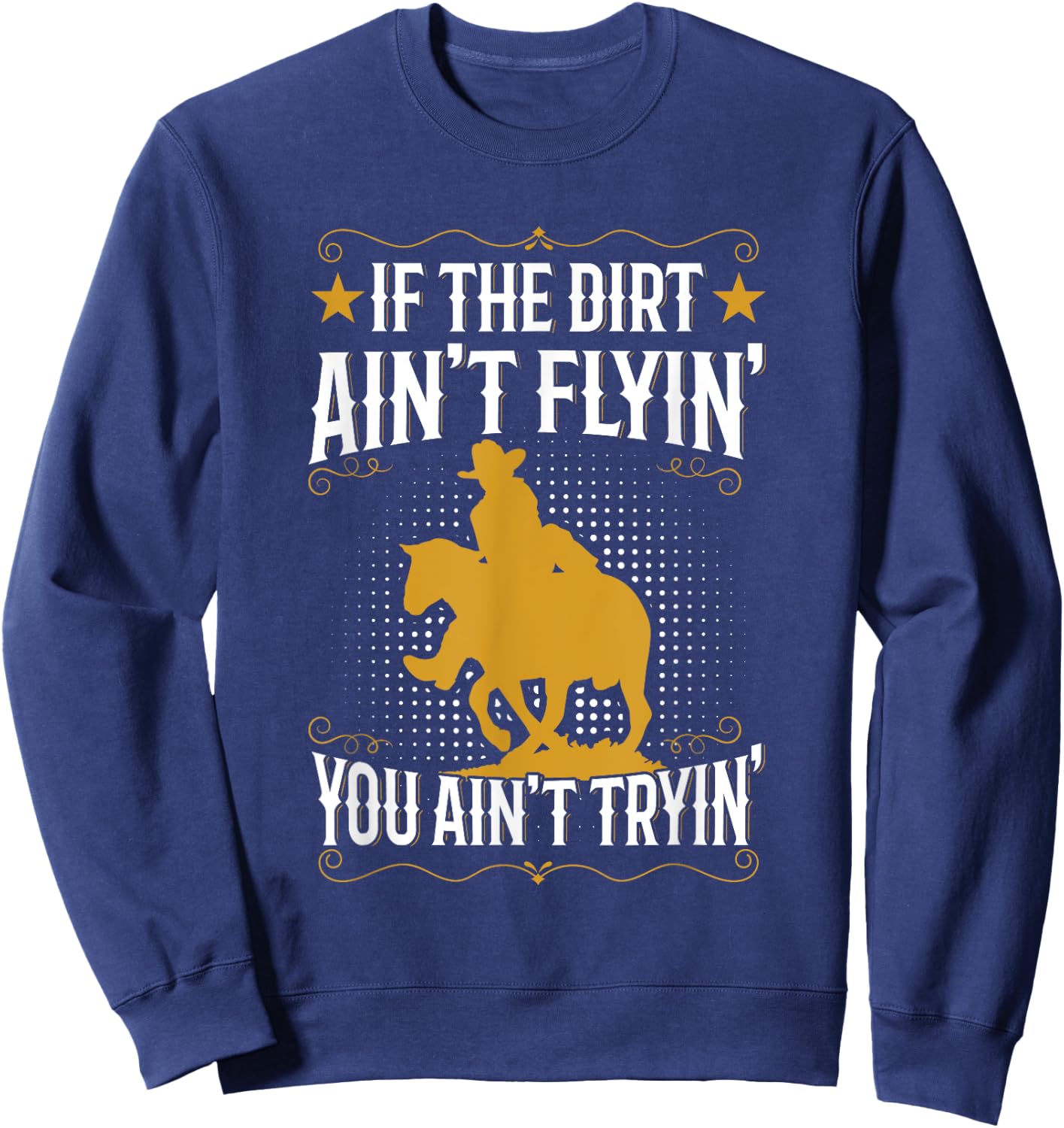 Youth Rodeo Mutton Busting Design for a Mutton Buster Sweatshirt - Sweatshirt | Navy