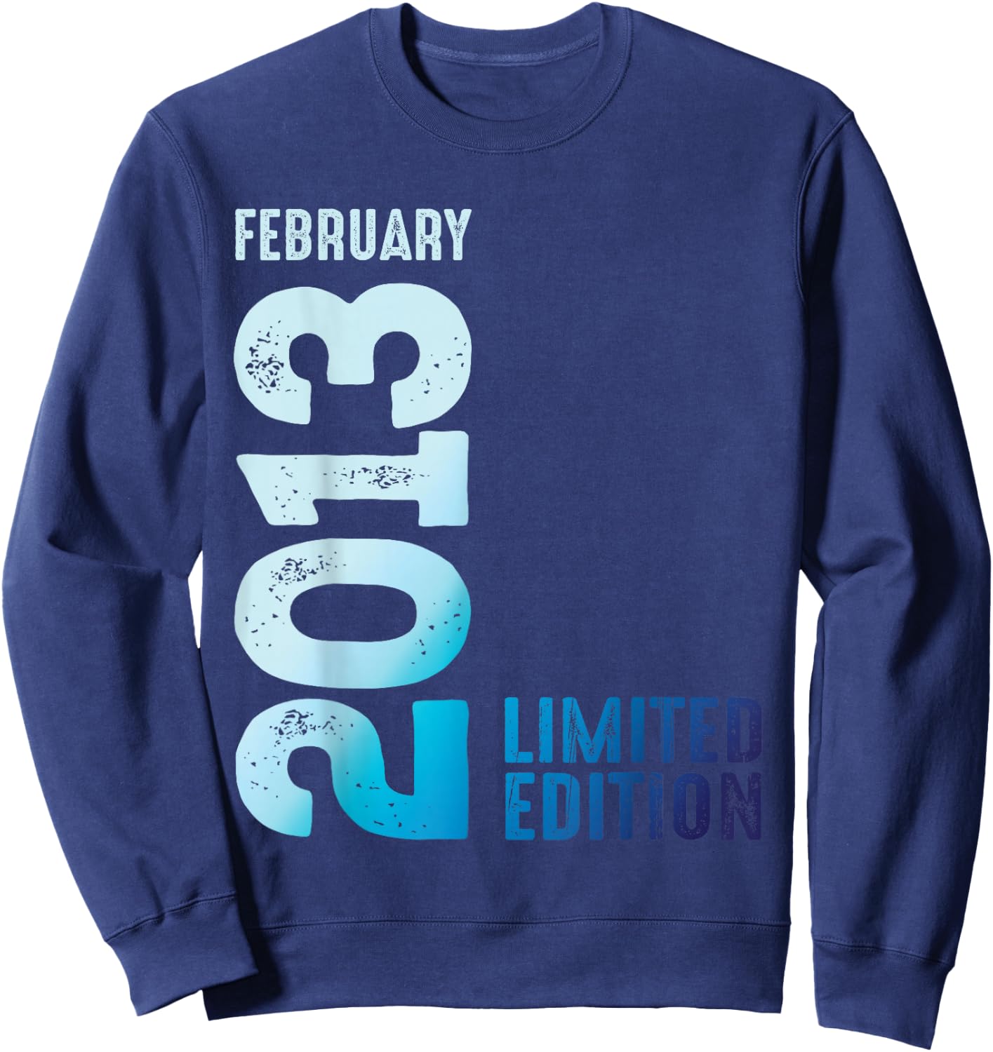 Limited Edition 2013 February 2013 , Black, S Sweatshirt - Sweatshirt | Navy