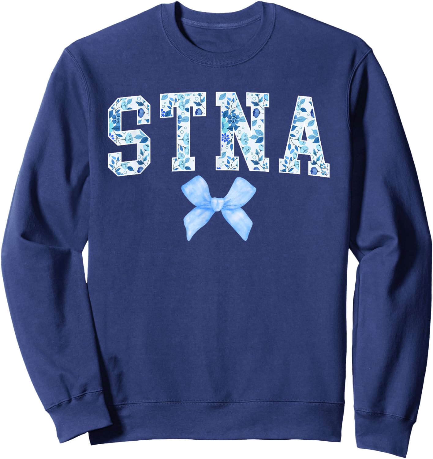 STNA Coquette State Tested Nursing Assistant STNA Nurse Sweatshirt - Sweatshirt | Navy