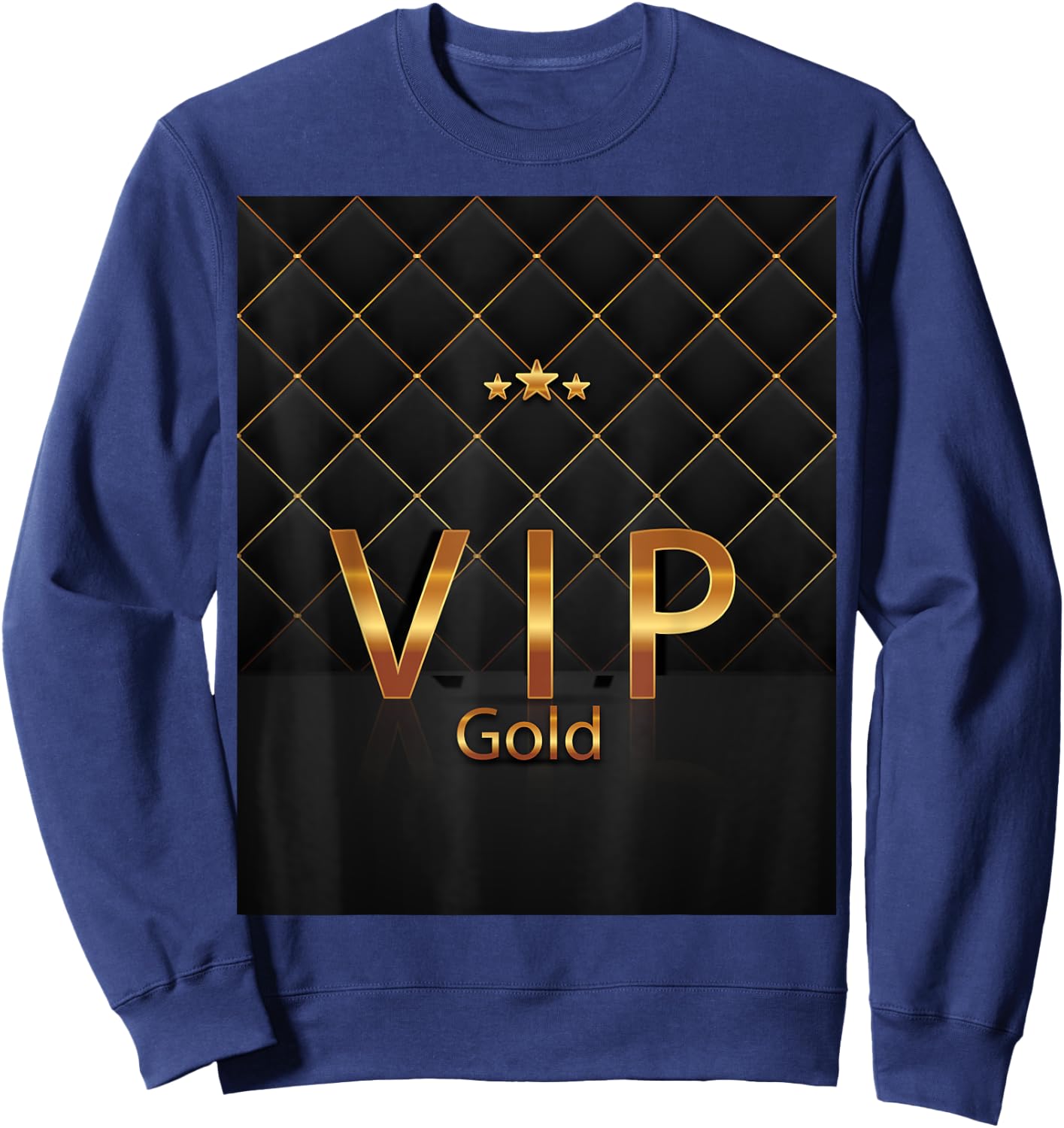 Cute VIP Gold , black Sweatshirt - Sweatshirt | Navy