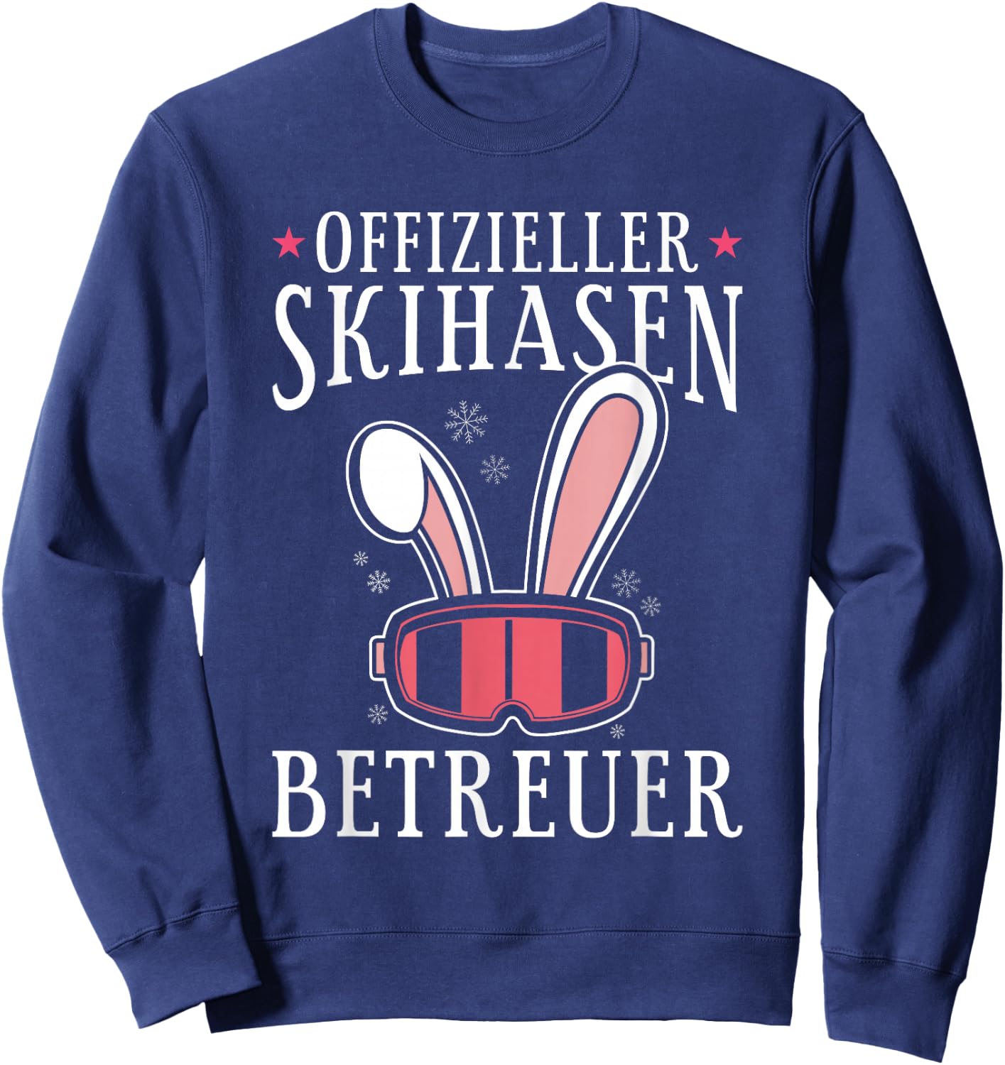 Official Ski Rabbit Carrier Ski Apres Ski Holiday , black Sweatshirt - Sweatshirt | Navy