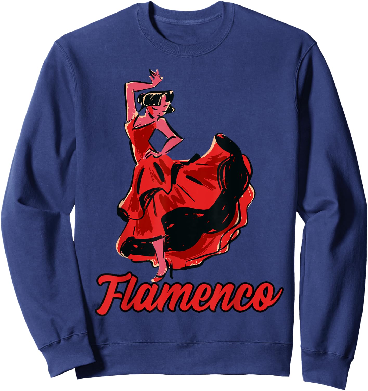 Flamenco Dancer, Flamenco , Flamenco Sweatshirt - Sweatshirt | Navy