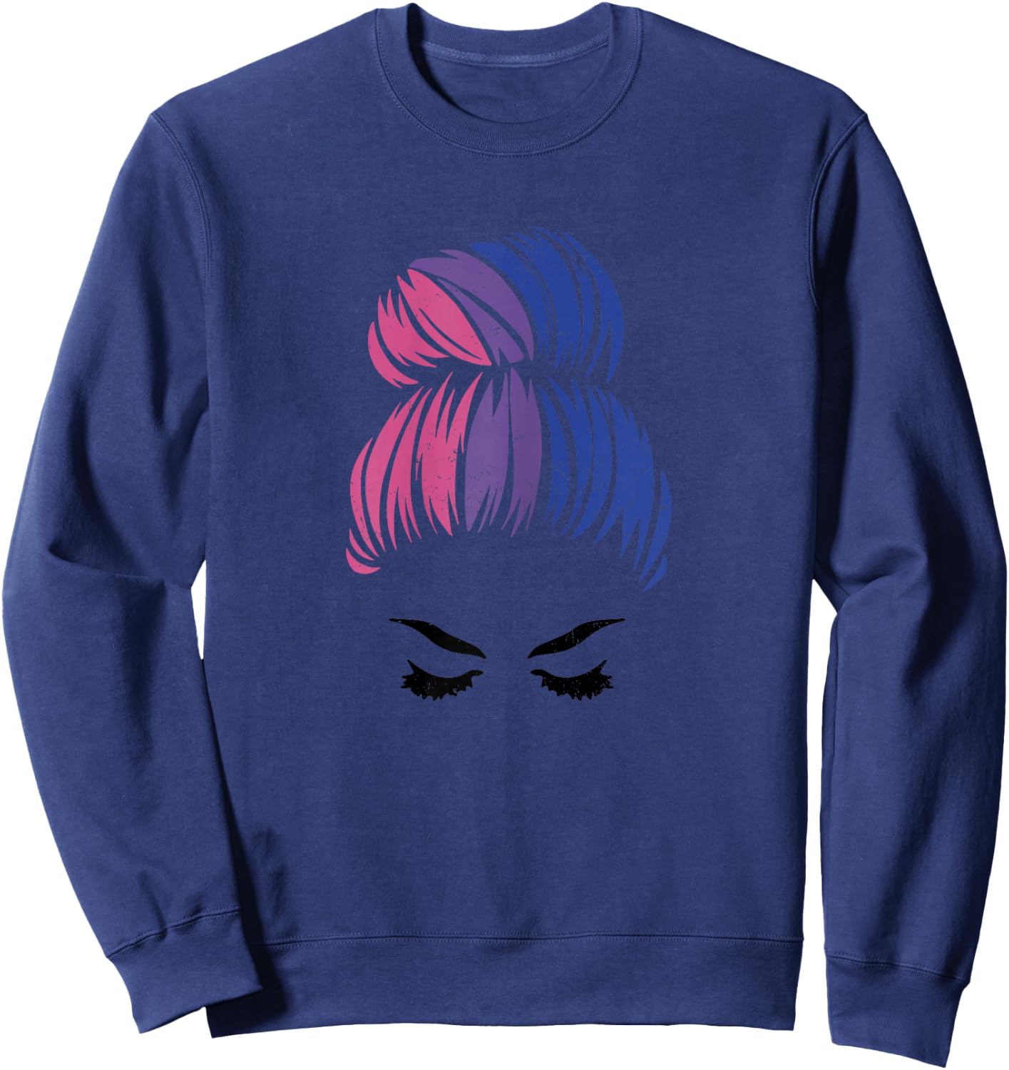 Bisexual Girl Flagge LGBTQ Pride Sweatshirt - Sweatshirt | Navy