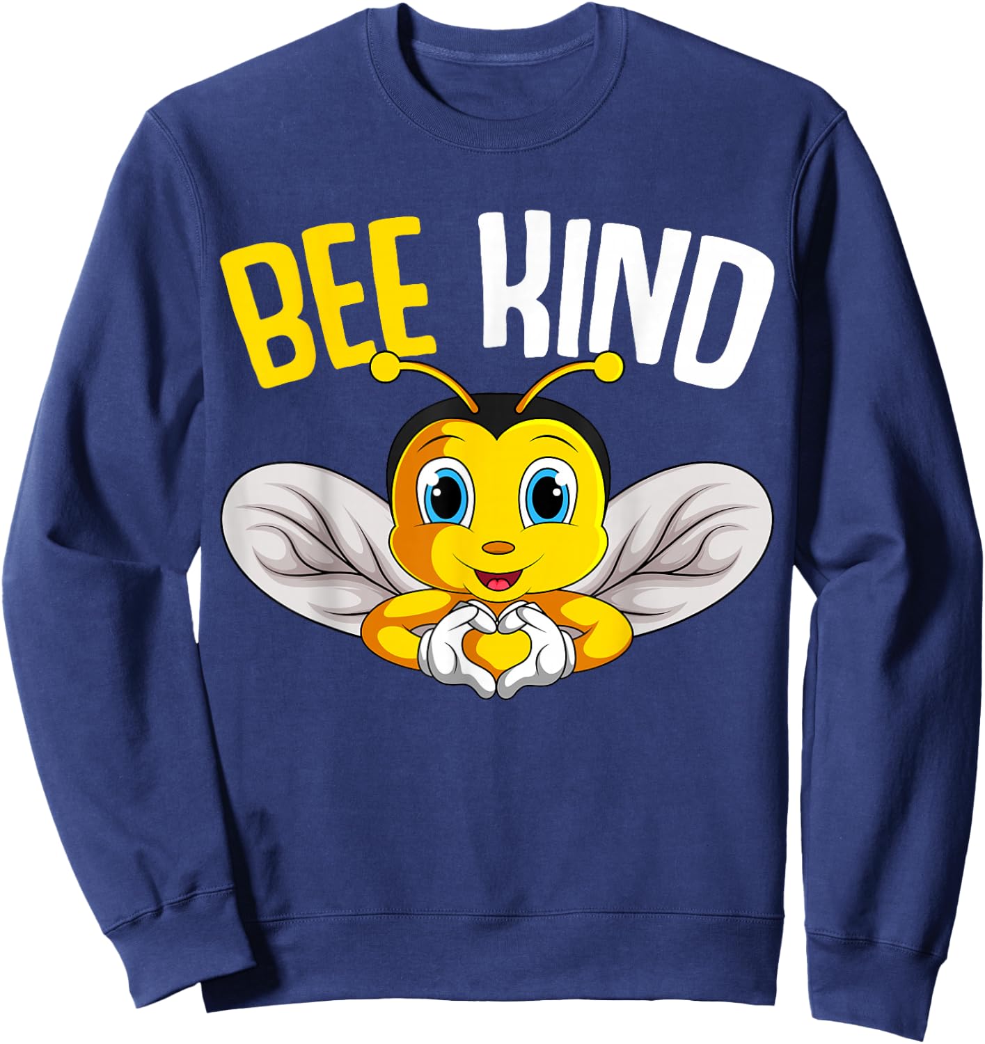 Bee Child Bees Girls Children Women Sweatshirt - Sweatshirt | Navy