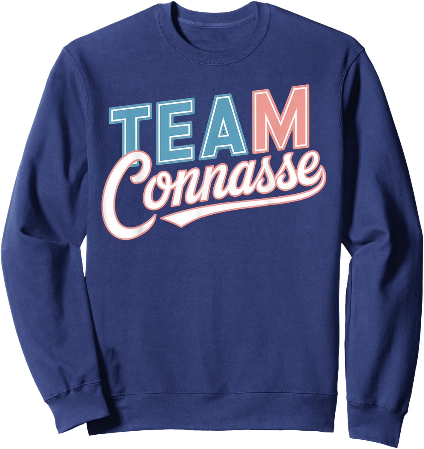 Team connasse gift humour girlfriend original , Black, S Sweatshirt - Sweatshirt | Navy