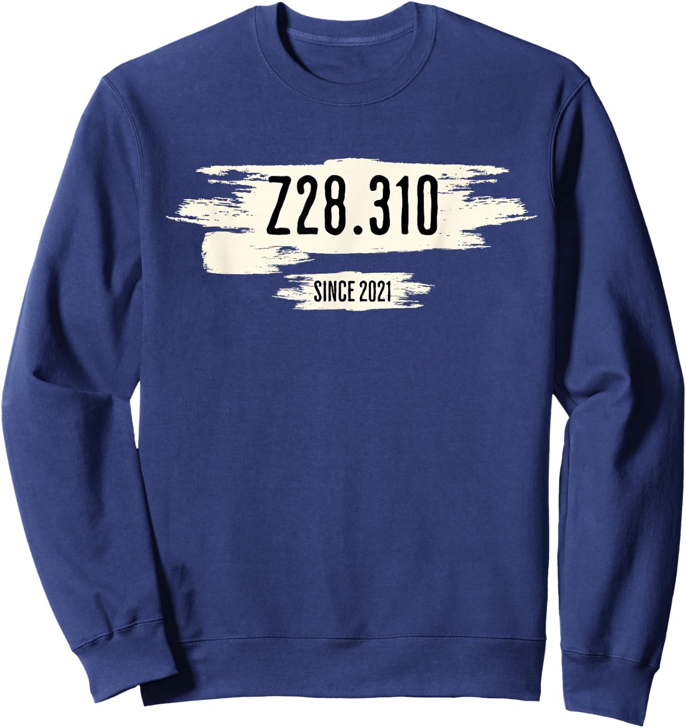 Z28.310 Code auf Pinselstrich Sweatshirt - Sweatshirt | Navy